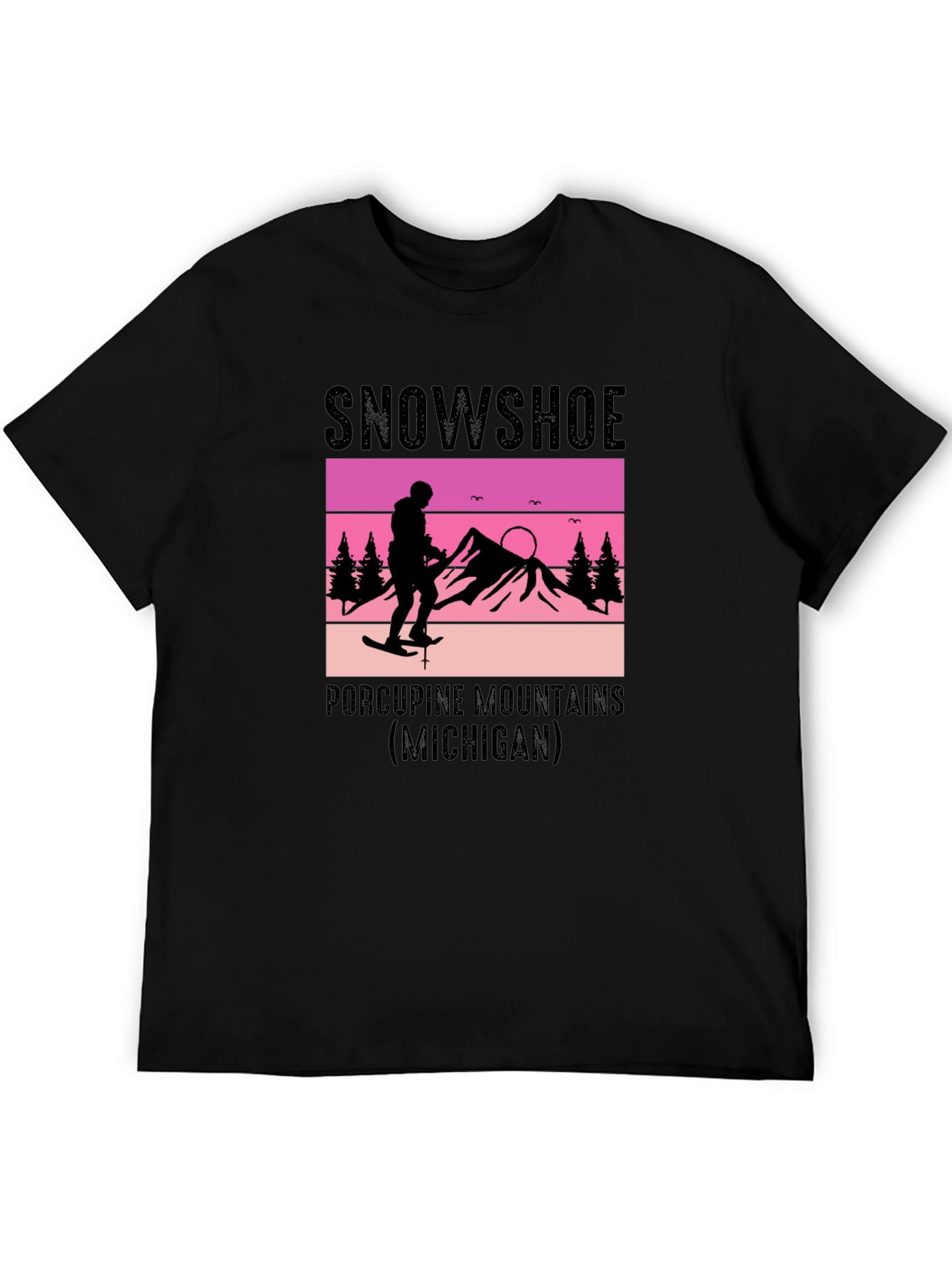 Snowshoe Porcupine Mountains Graphic T-Shirt