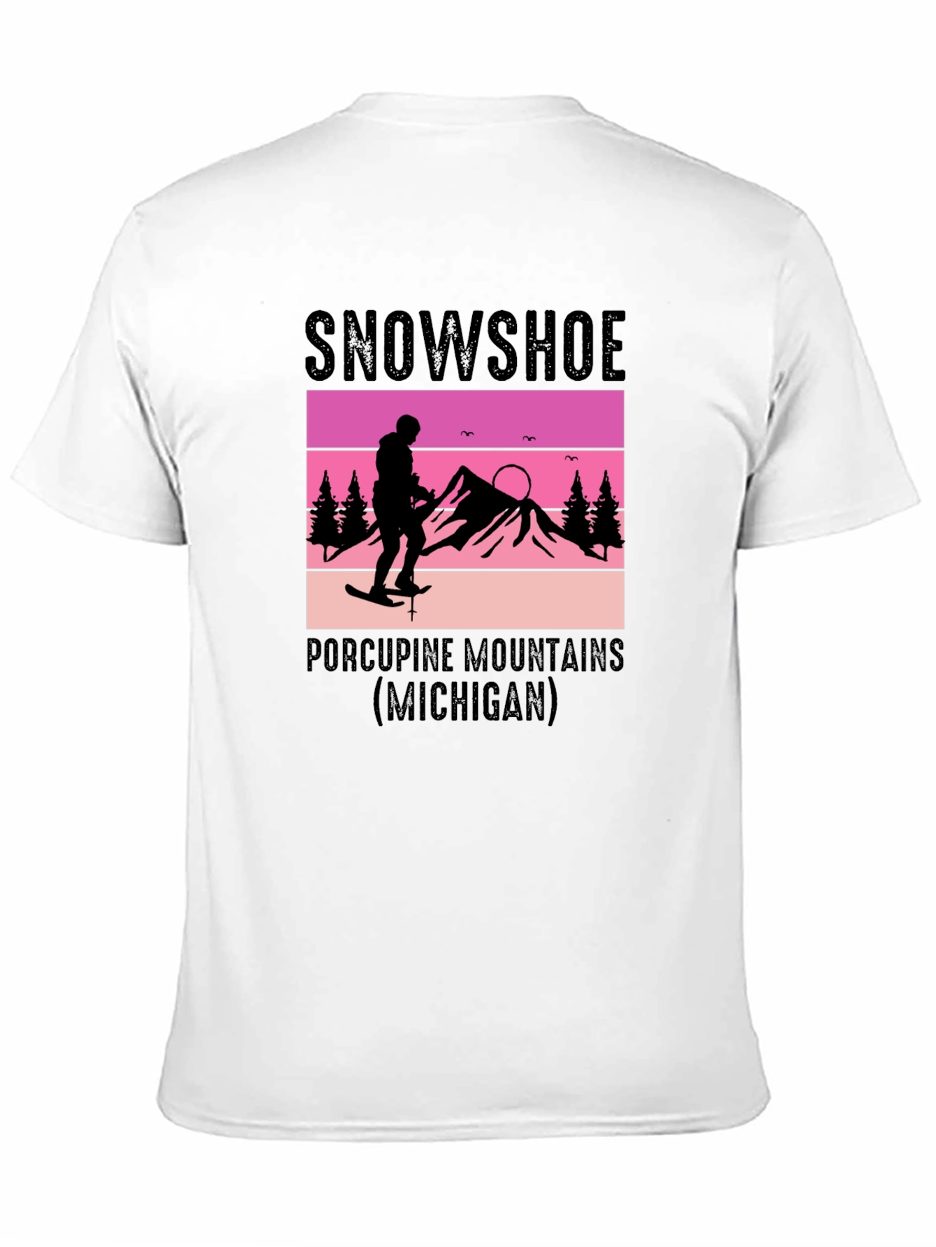 Snowshoe Porcupine Mountains Graphic T-Shirt