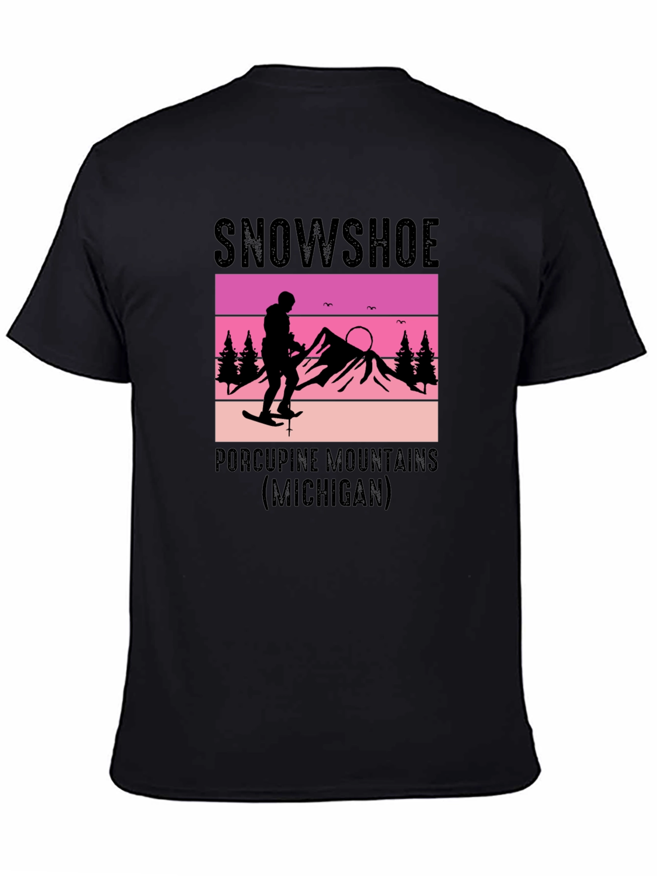 Snowshoe Porcupine Mountains Graphic T-Shirt