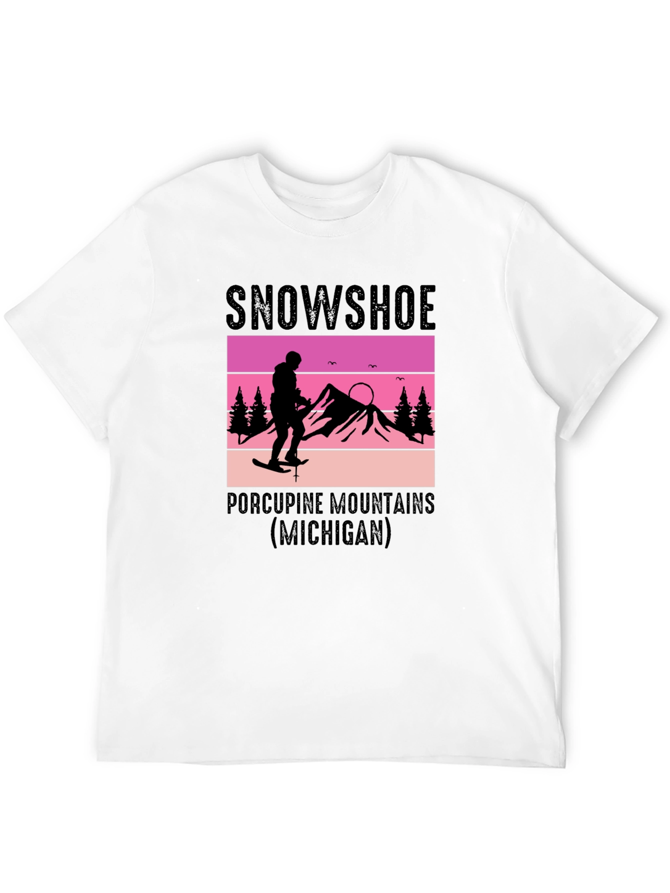 Snowshoe Porcupine Mountains Graphic T-Shirt