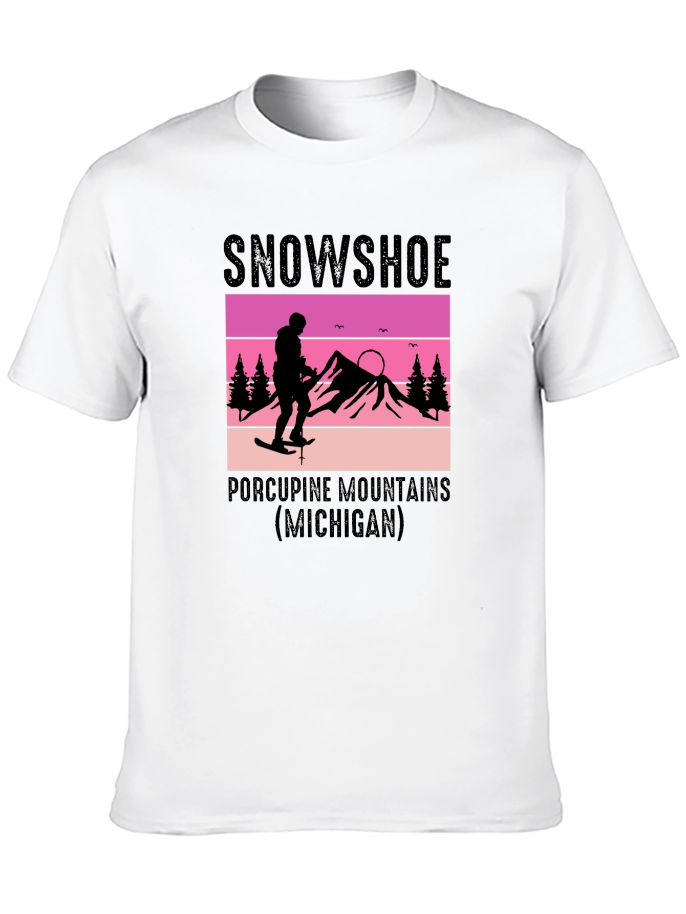 Snowshoe Porcupine Mountains Graphic T-Shirt