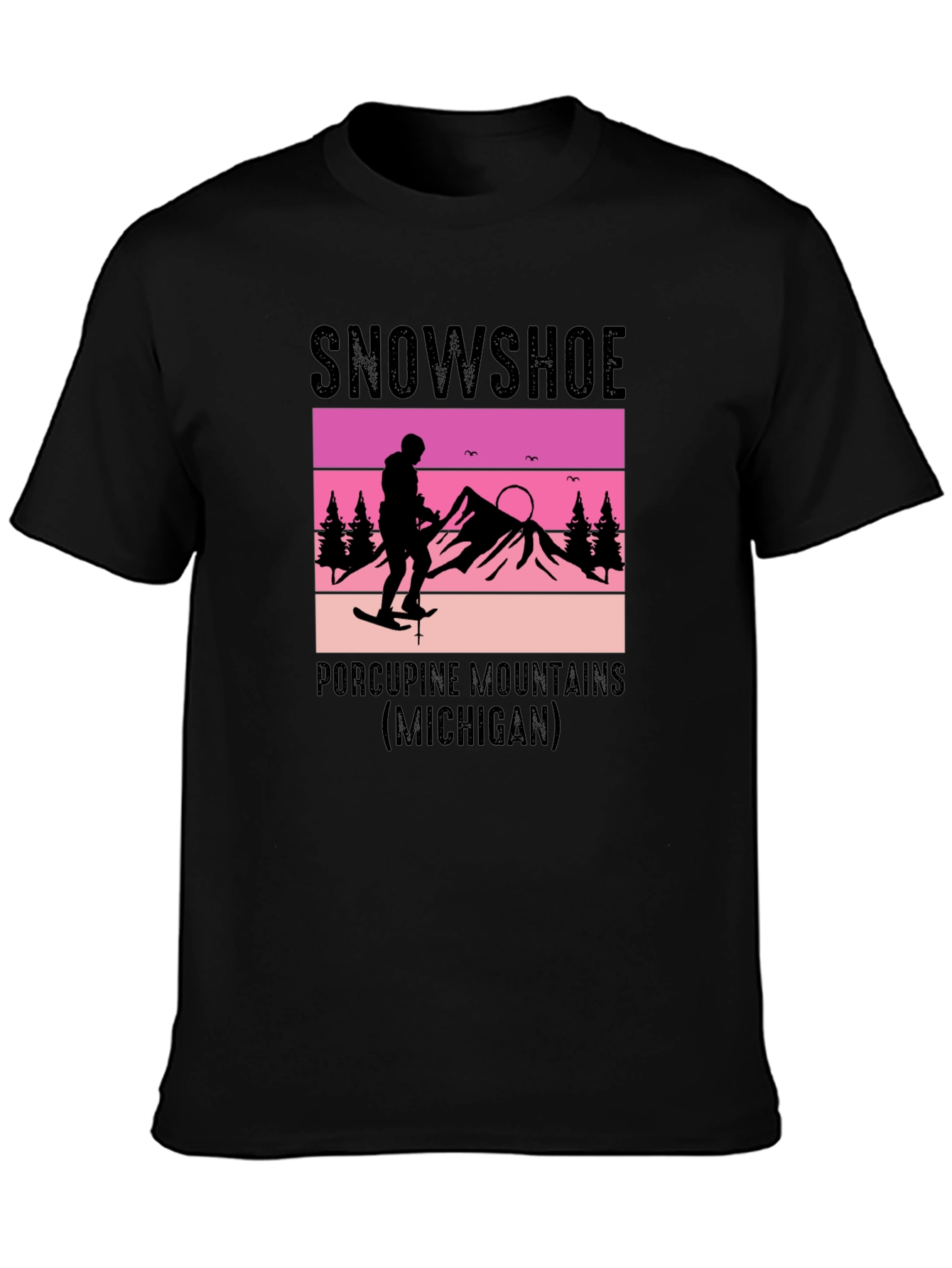 Snowshoe Porcupine Mountains Graphic T-Shirt