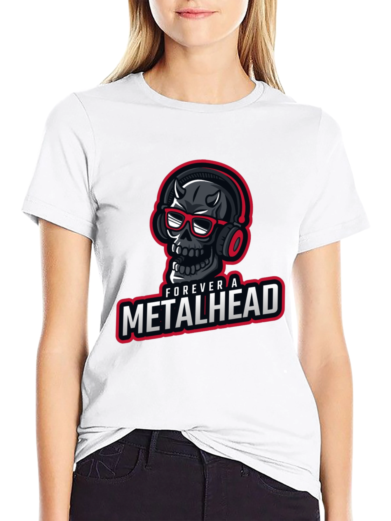 Forever a Metalhead Graphic T-Shirt - Black