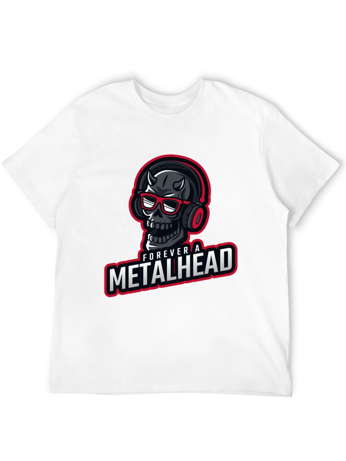 Forever a Metalhead Graphic T-Shirt - Black