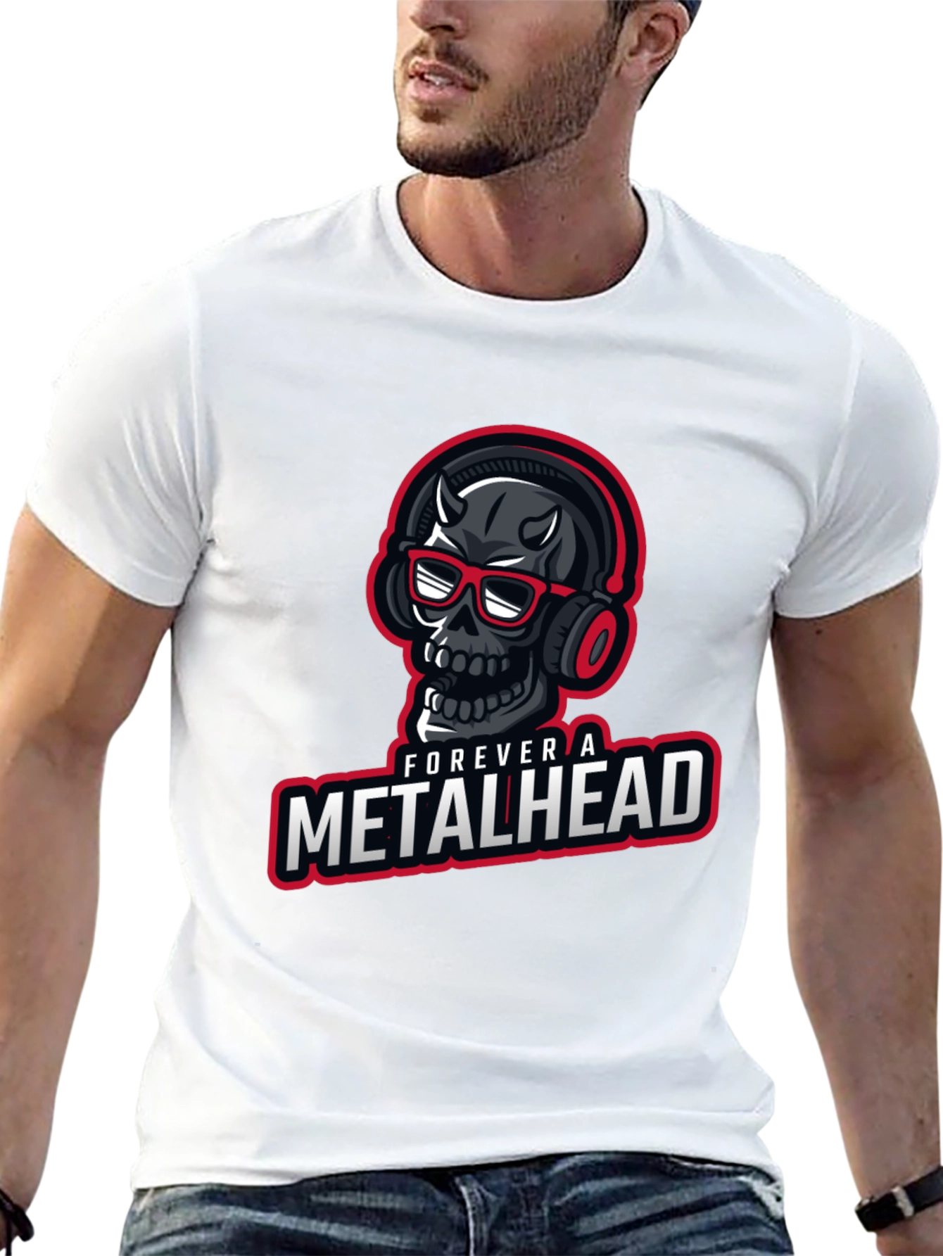 Forever a Metalhead Graphic T-Shirt - Black