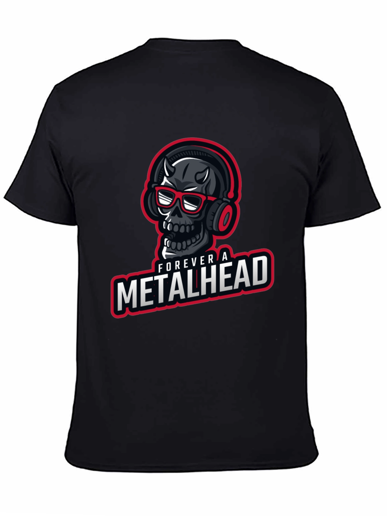 Forever a Metalhead Graphic T-Shirt - Black