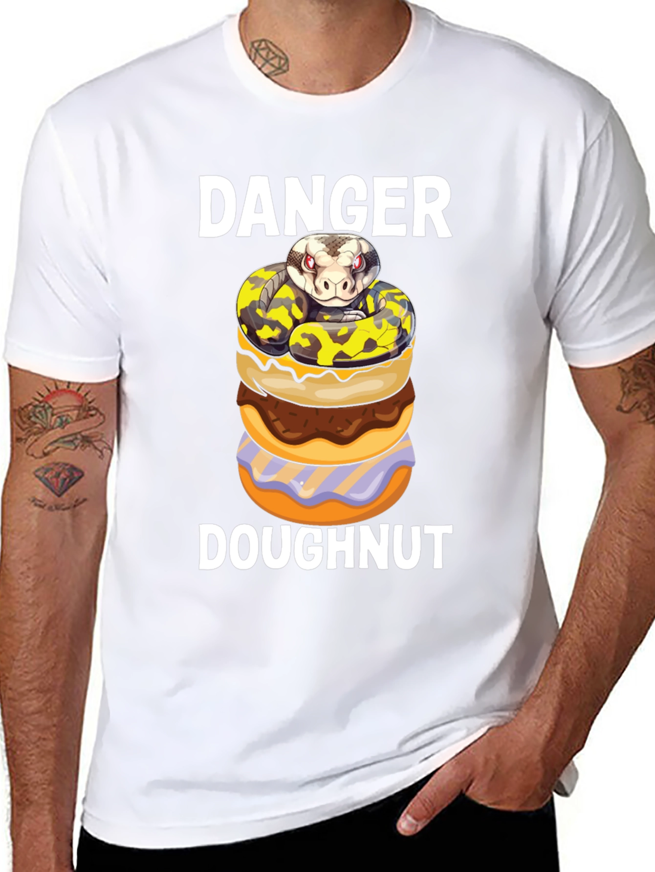 Danger Doughnut T-Shirt - Snake & Treats!