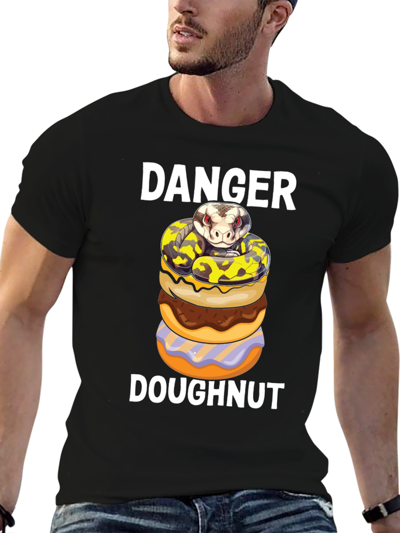 Danger Doughnut T-Shirt - Snake & Treats!
