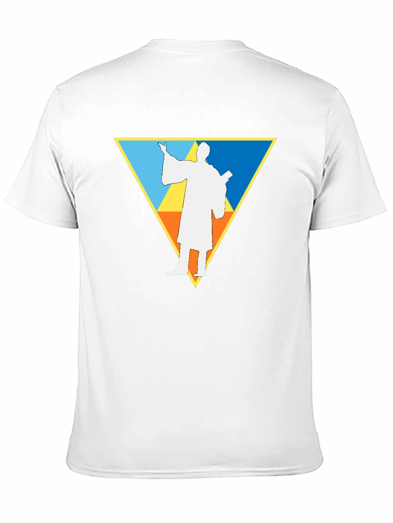 Geometric Priest T-Shirt - Black