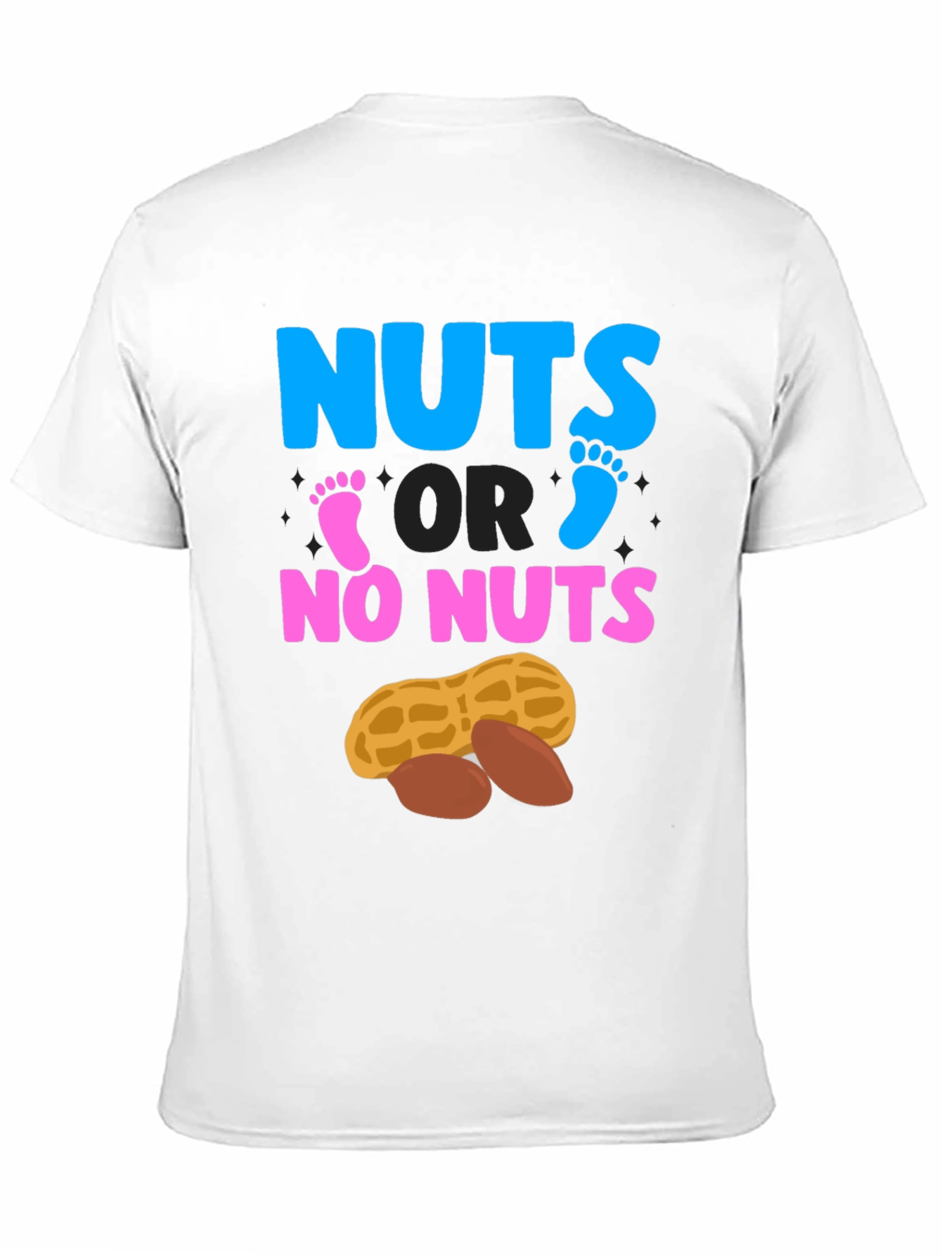 Nuts or No Nuts Gender Reveal T-Shirt