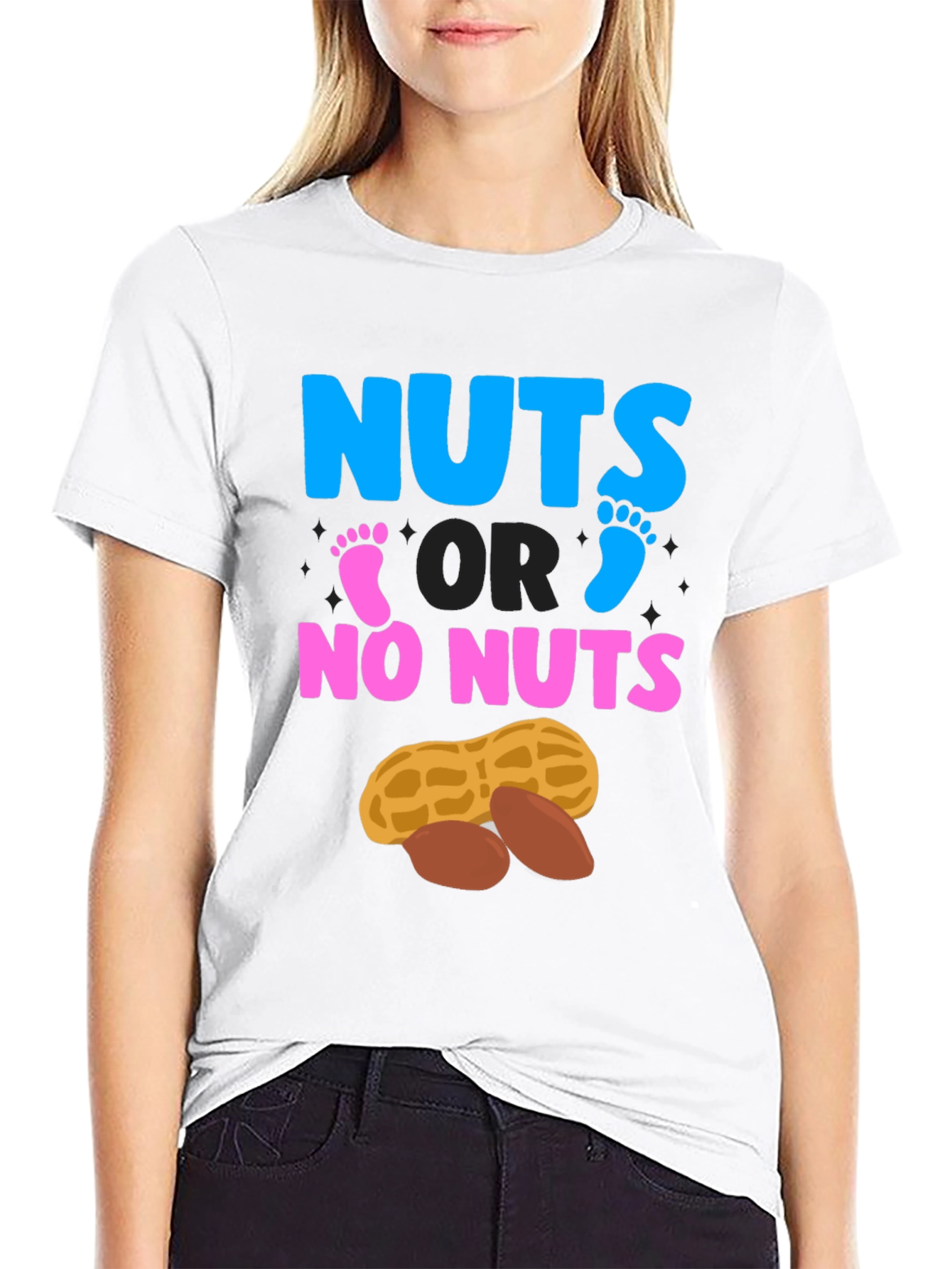 Nuts or No Nuts Gender Reveal T-Shirt