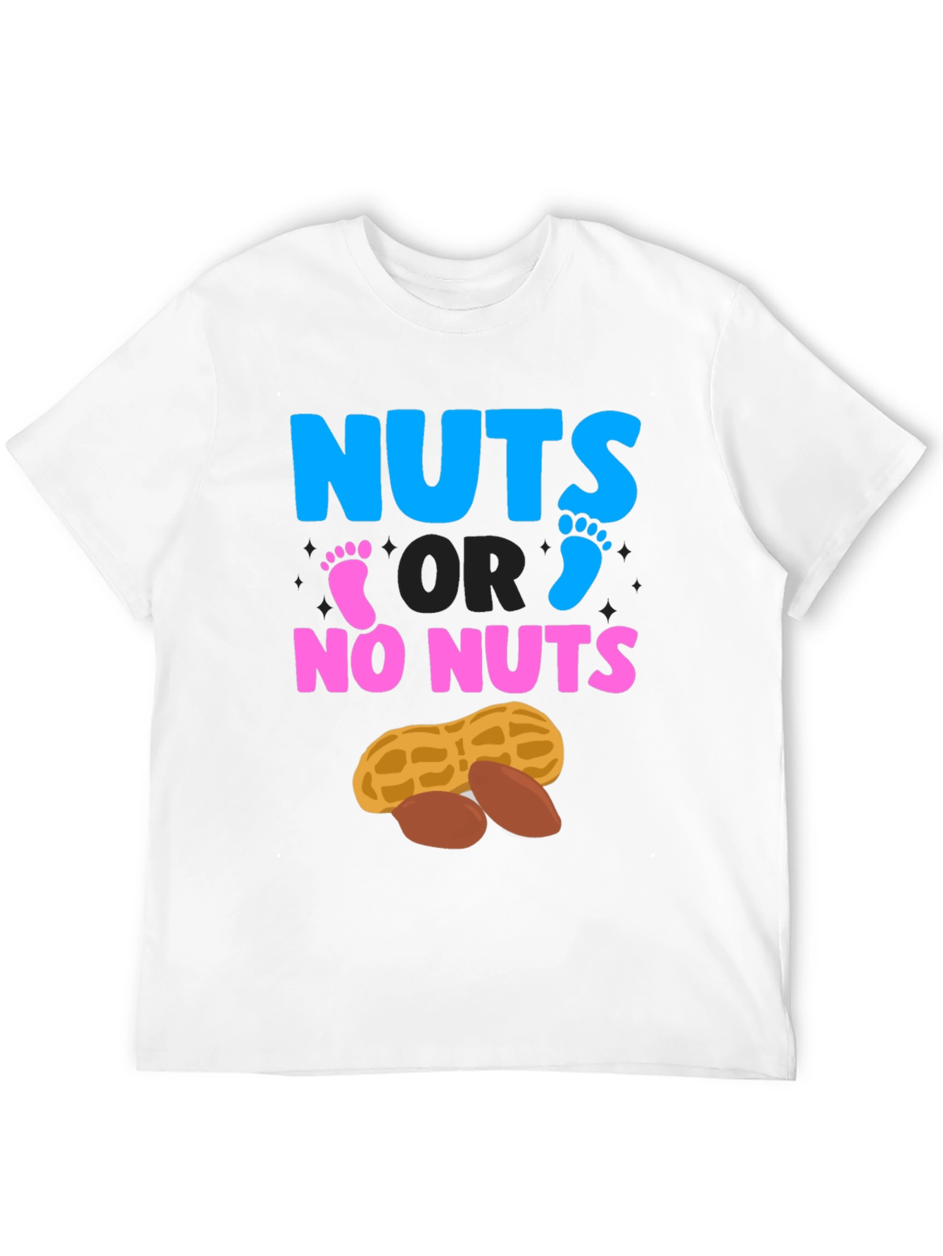 Nuts or No Nuts Gender Reveal T-Shirt