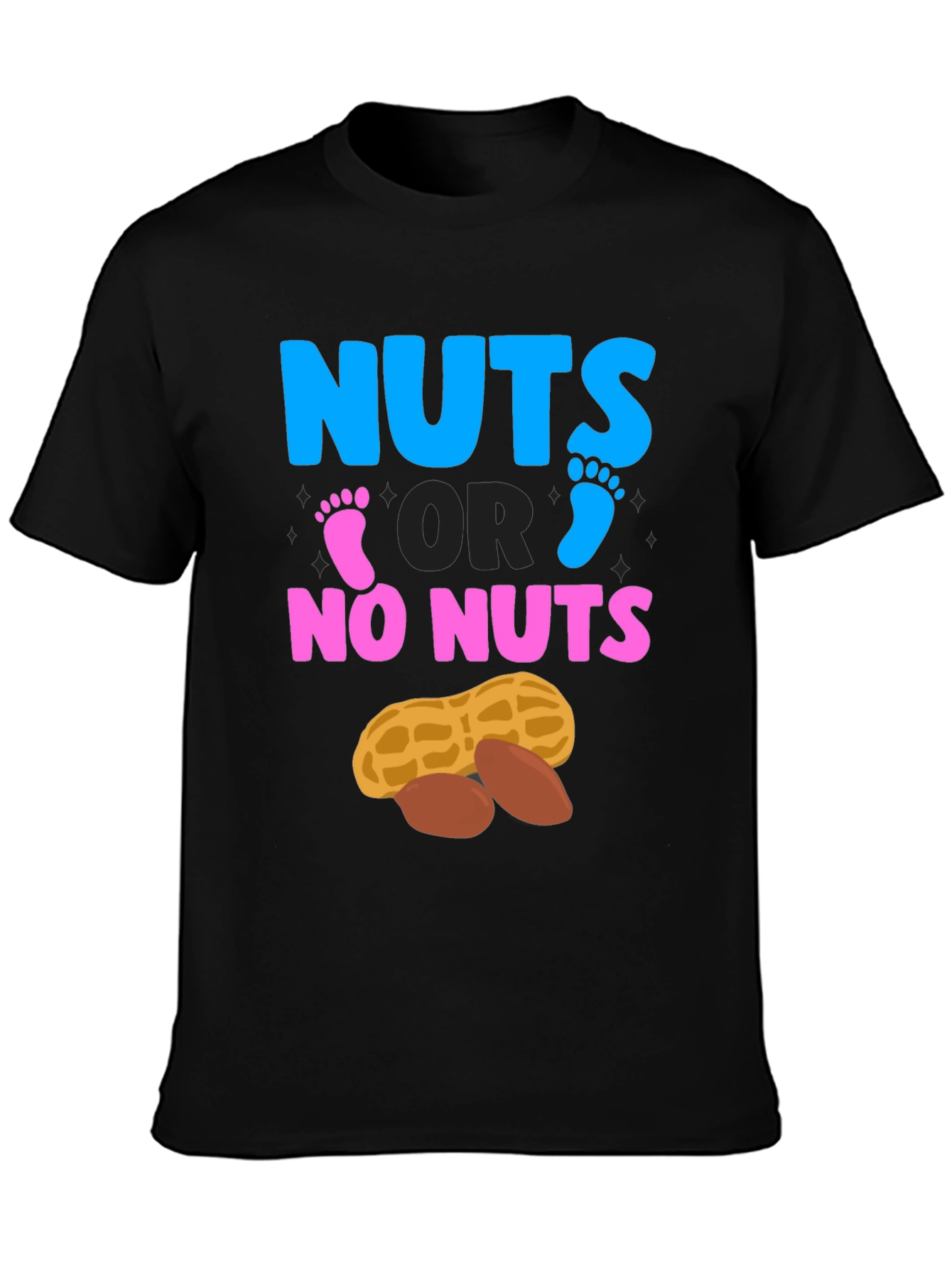 Nuts or No Nuts Gender Reveal T-Shirt