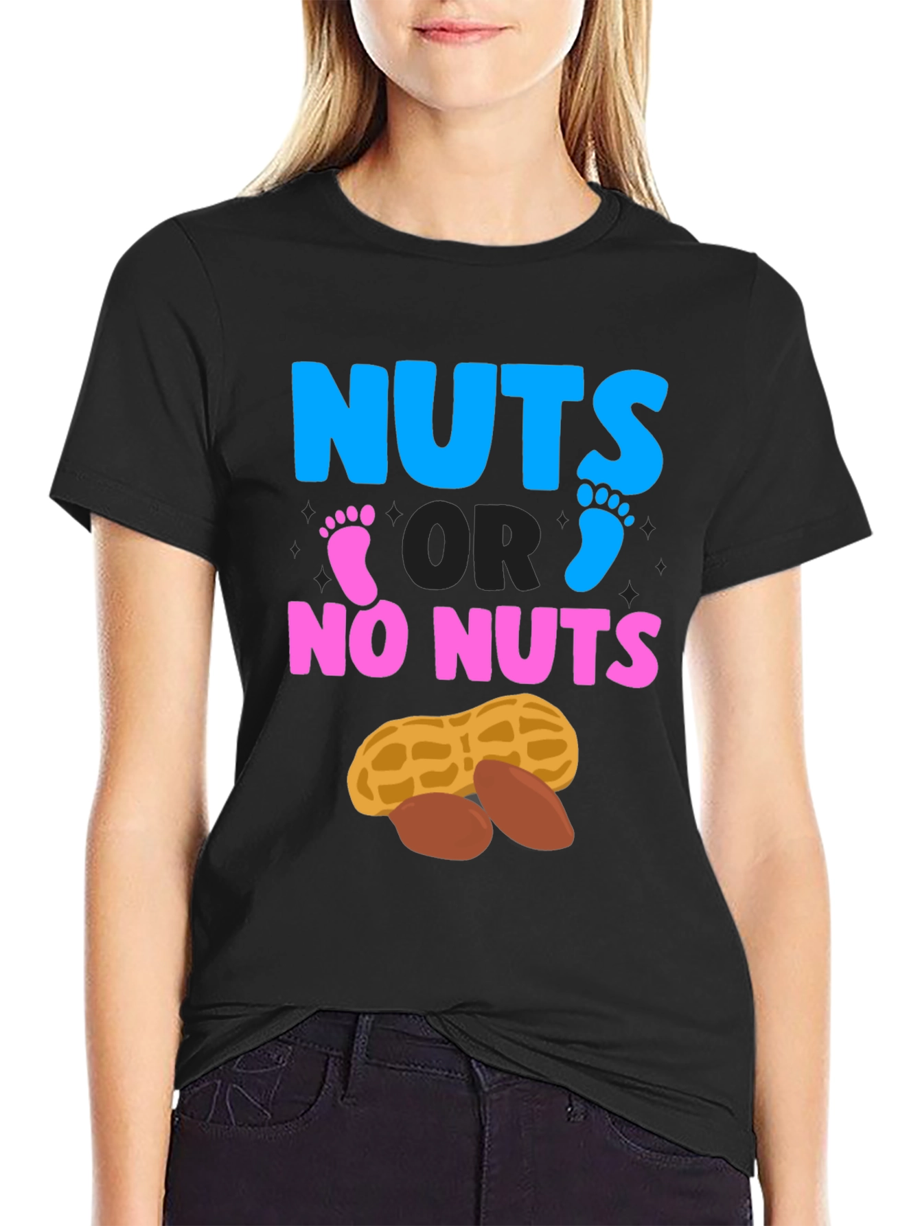 Nuts or No Nuts Gender Reveal T-Shirt