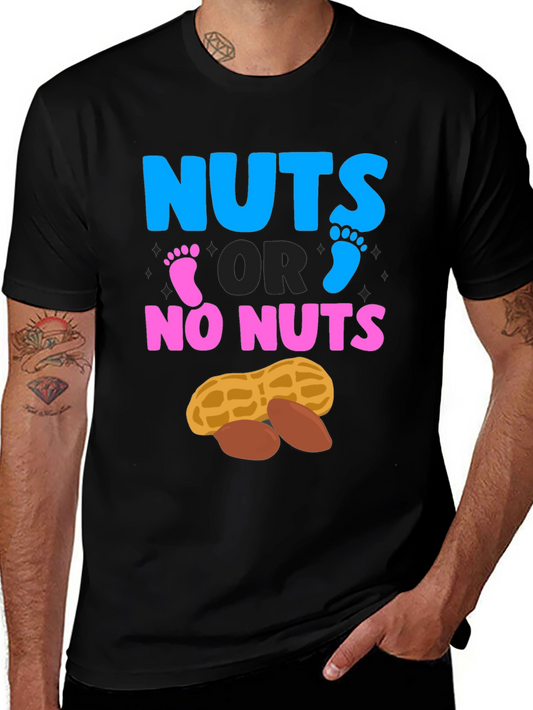 Nuts or No Nuts Gender Reveal T-Shirt