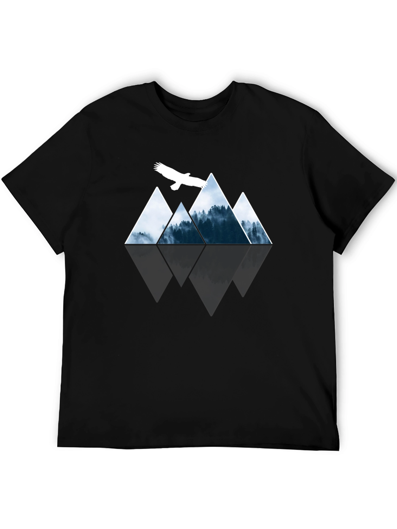 Mountain Eagle Graphic T-Shirt - Nature Inspired Tee