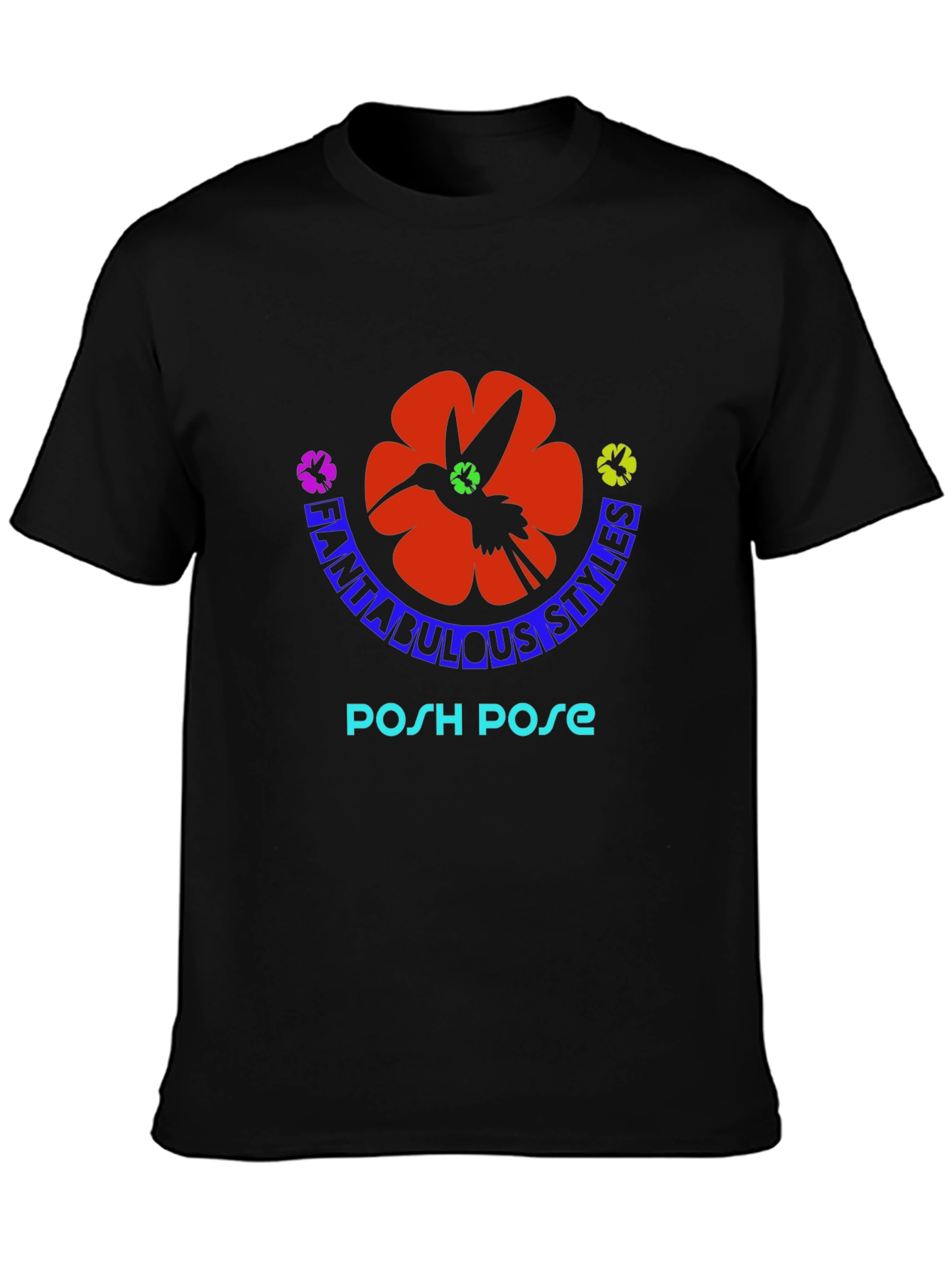 Fantabulous Styles Posh Pose Graphic T-Shirt
