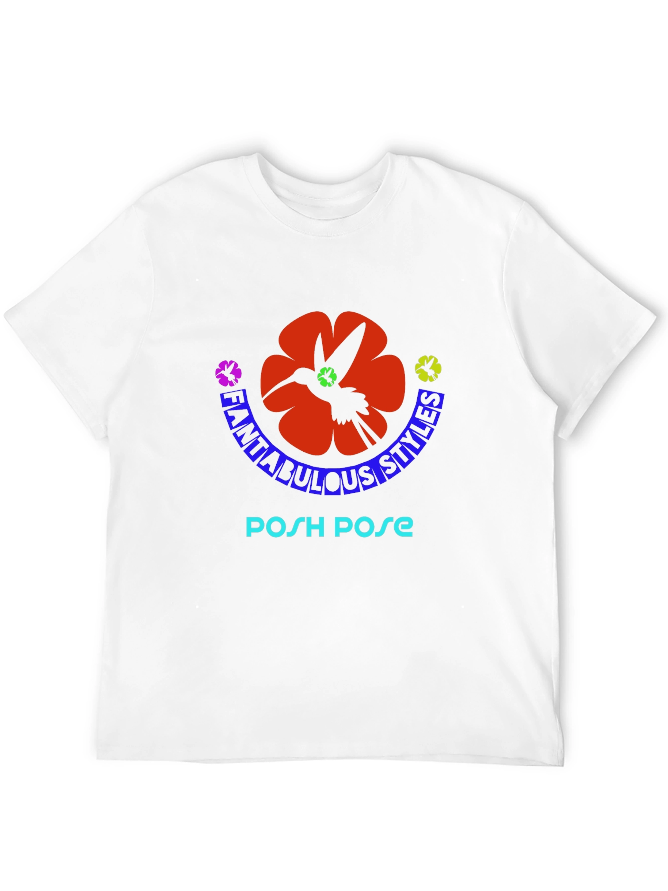 Fantabulous Styles Posh Pose Graphic T-Shirt