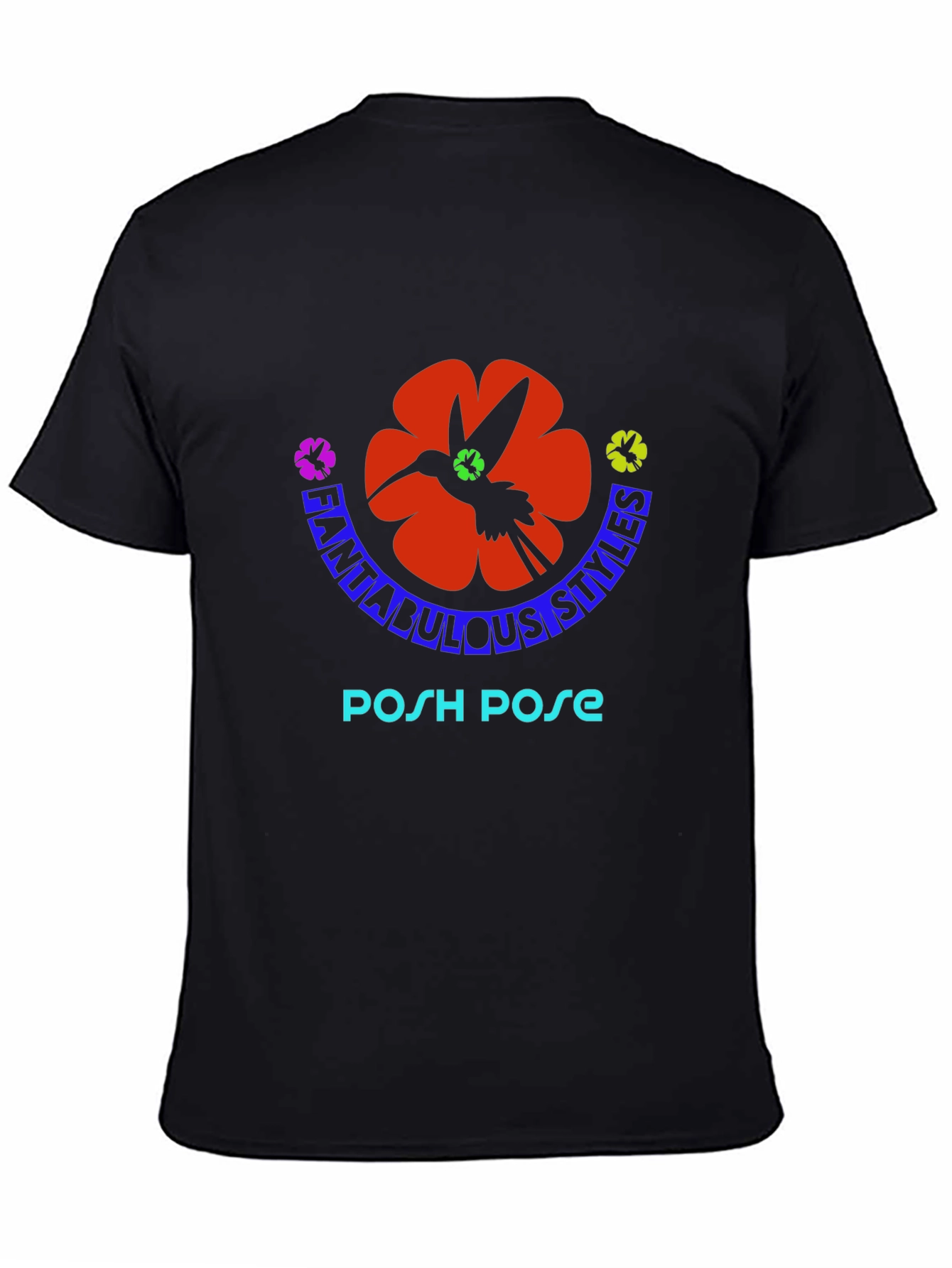 Fantabulous Styles Posh Pose Graphic T-Shirt