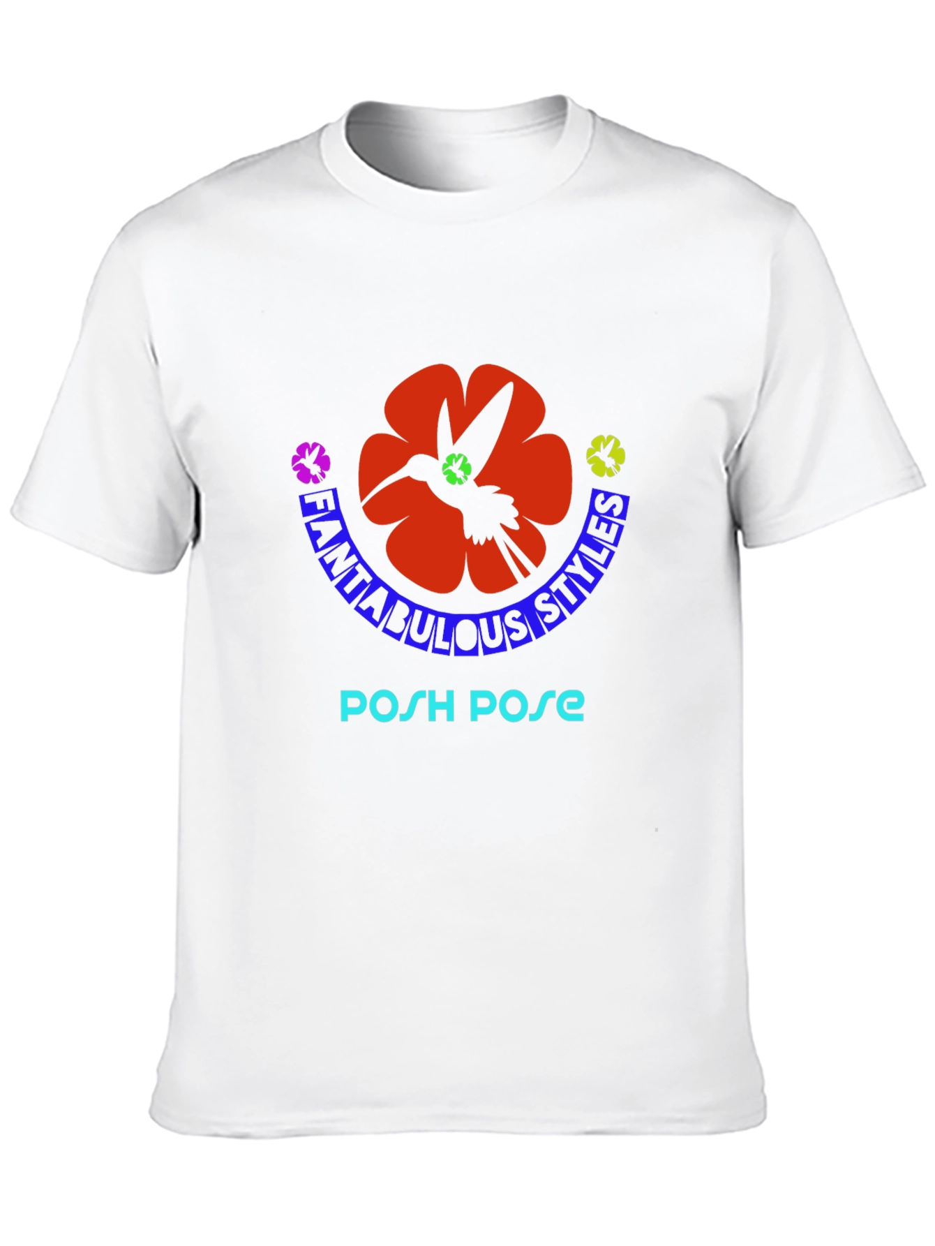 Fantabulous Styles Posh Pose Graphic T-Shirt