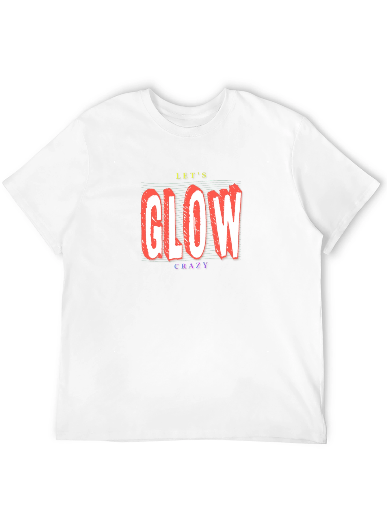 Lets Glow Crazy Black T-Shirt