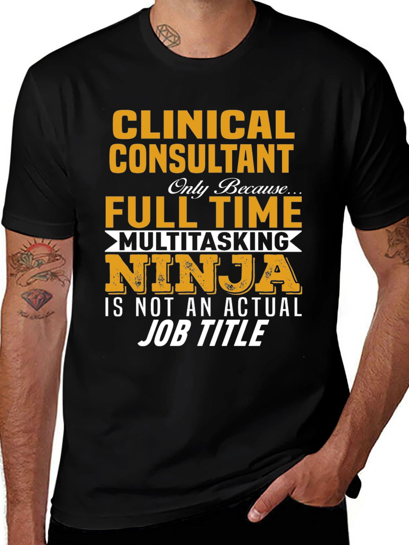 Clinical Consultant Full Time Ninja T-Shirt