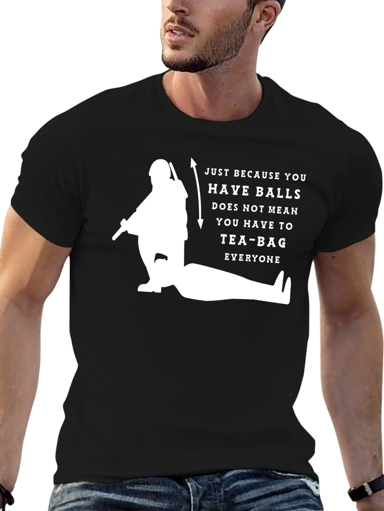 Humorous Graphic Tee - Tea-Bag Everyone
