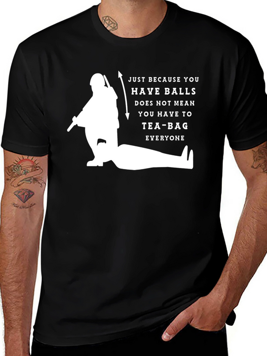 Humorous Graphic Tee - Tea-Bag Everyone