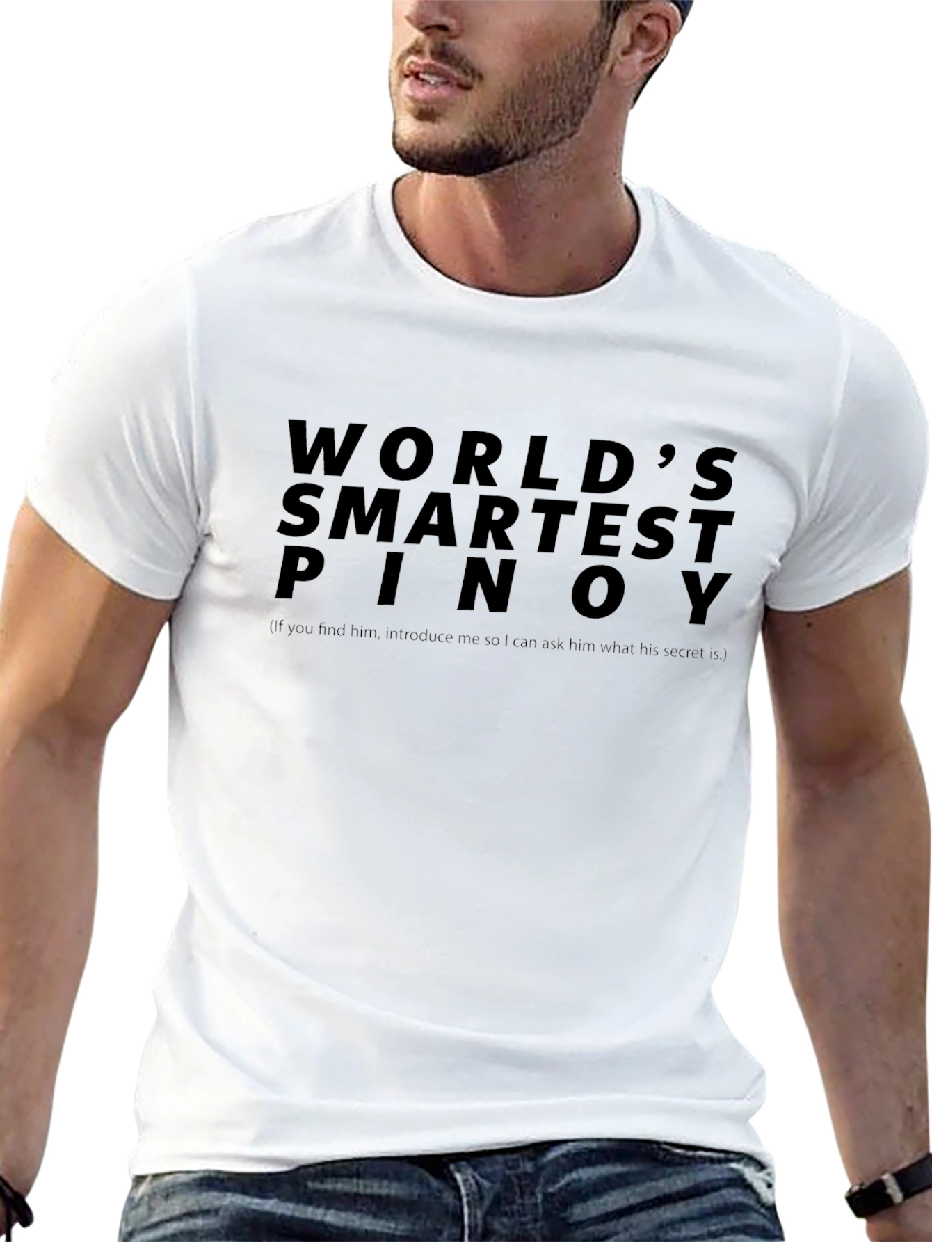 Worlds Smartest Pinoy Graphic T-Shirt