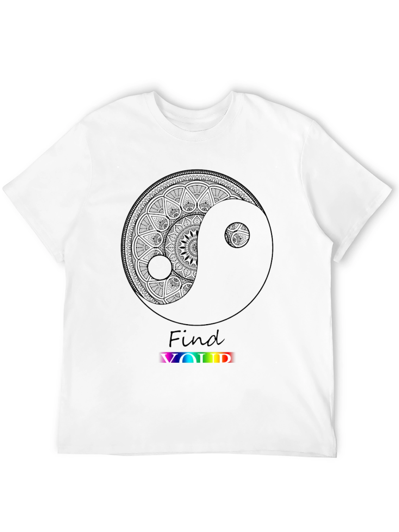 Yin Yang Find Void Black Graphic Tee