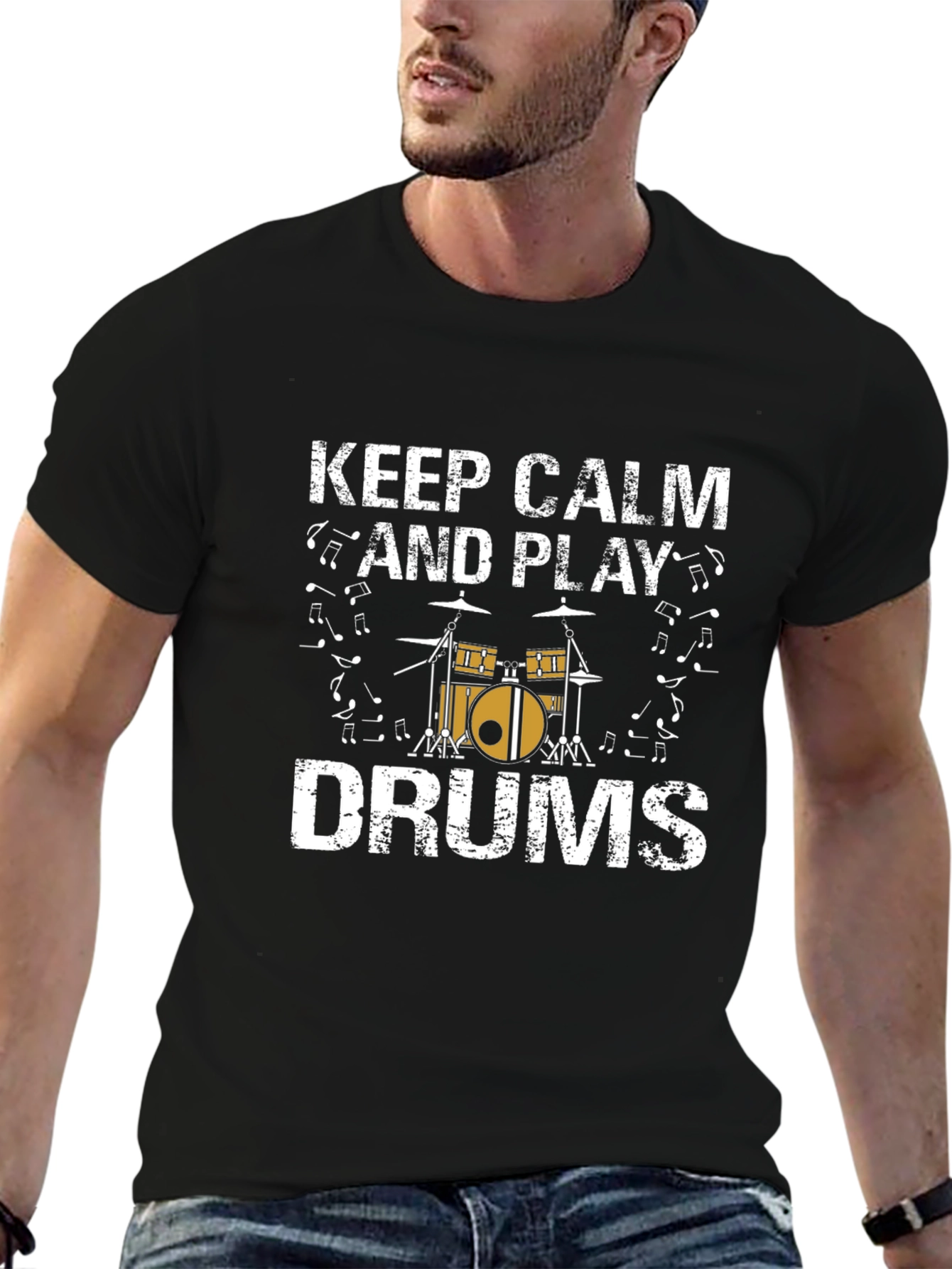 Keep Calm and Play Drums T-Shirt