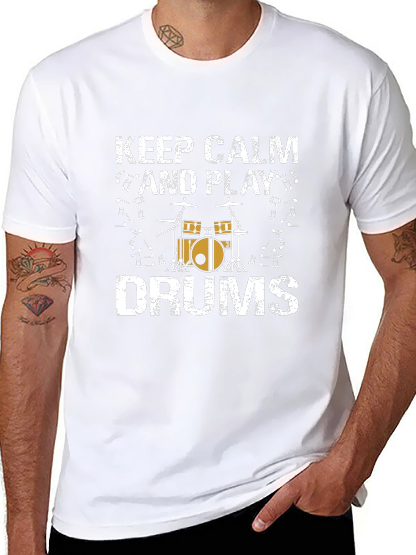 Keep Calm and Play Drums T-Shirt