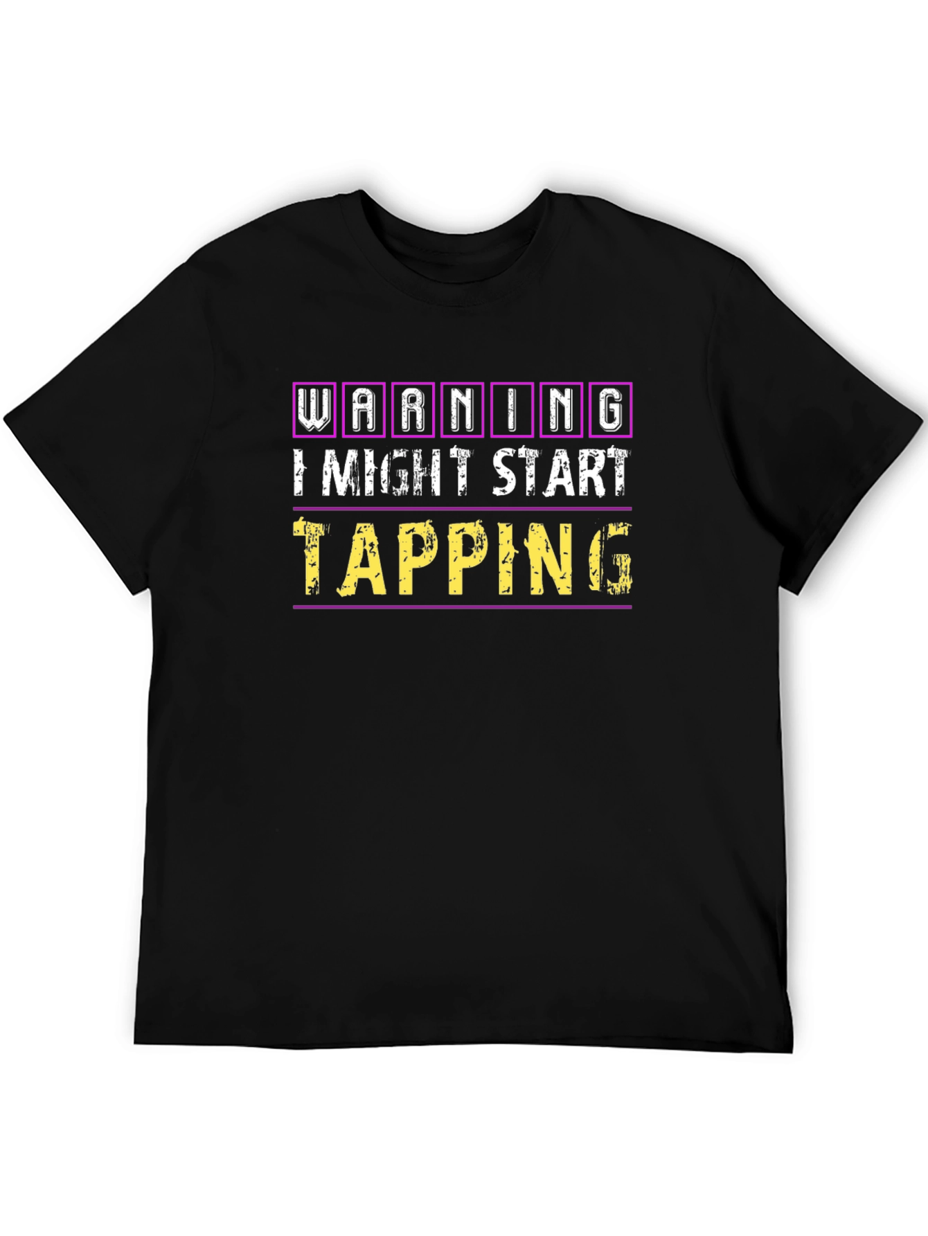 Warning Tapping Start T-Shirt