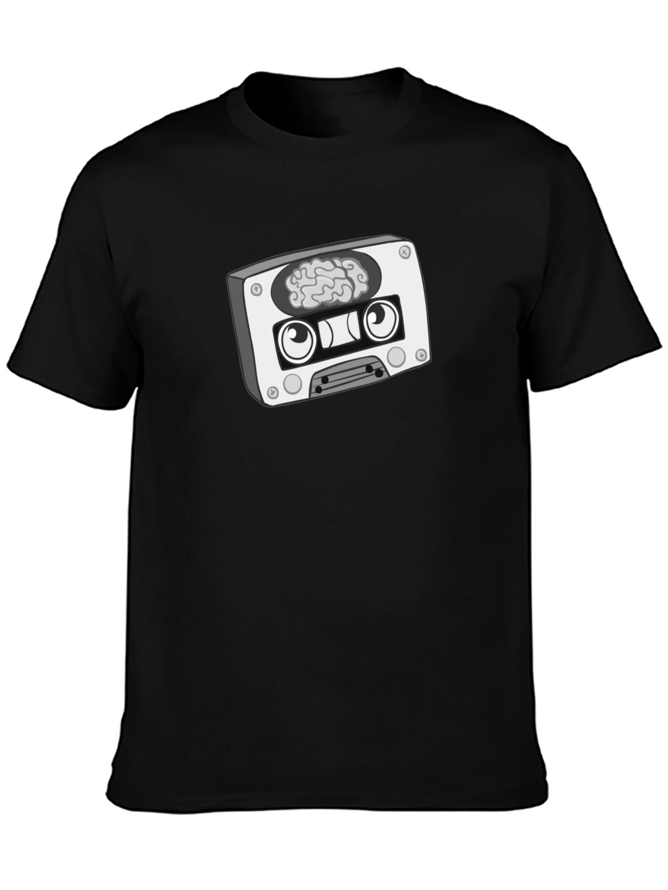 Cassette Brain Graphic T-Shirt - Unique Design