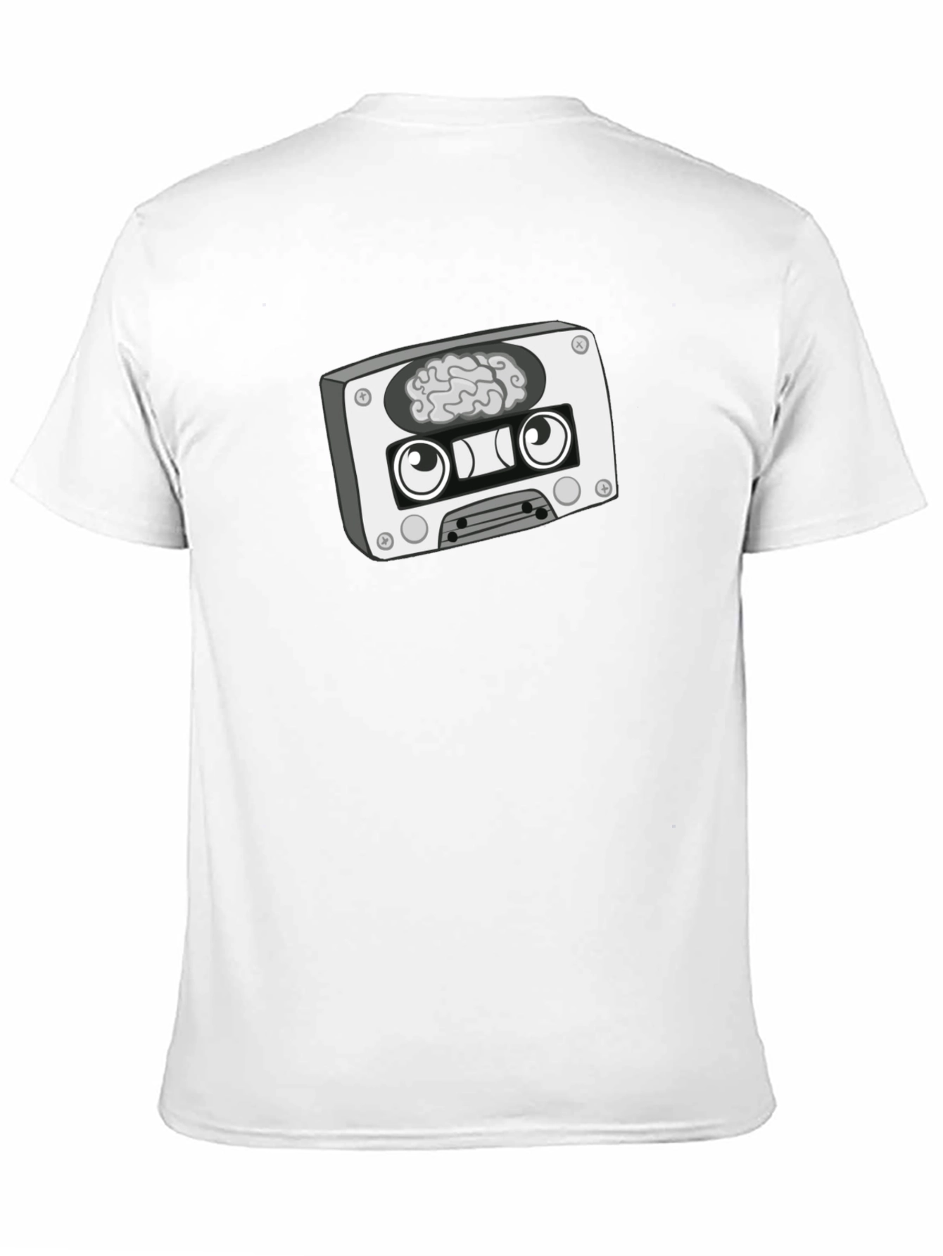 Cassette Brain Graphic T-Shirt - Unique Design