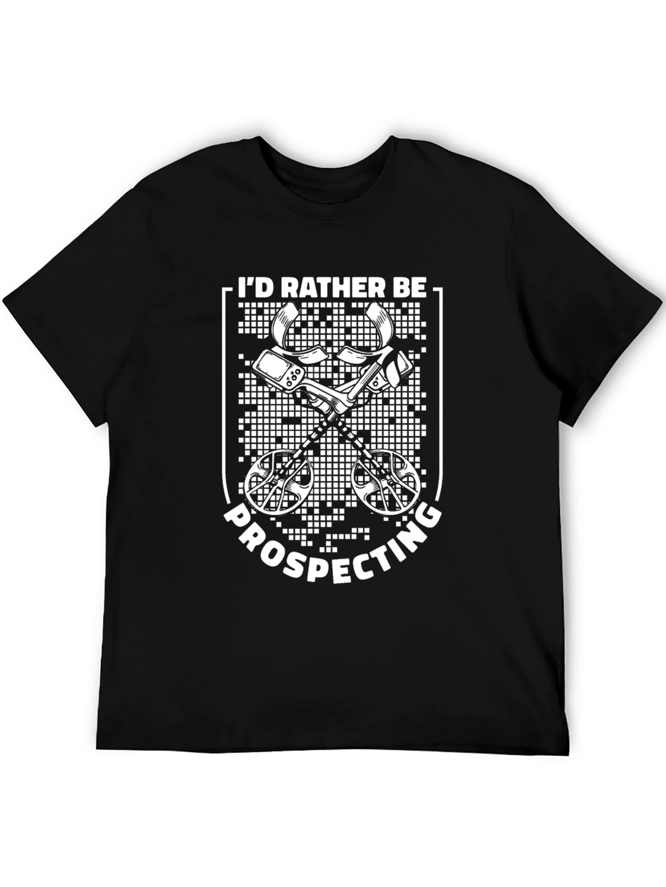 Prospecting T-Shirt - Metal Detector Graphic