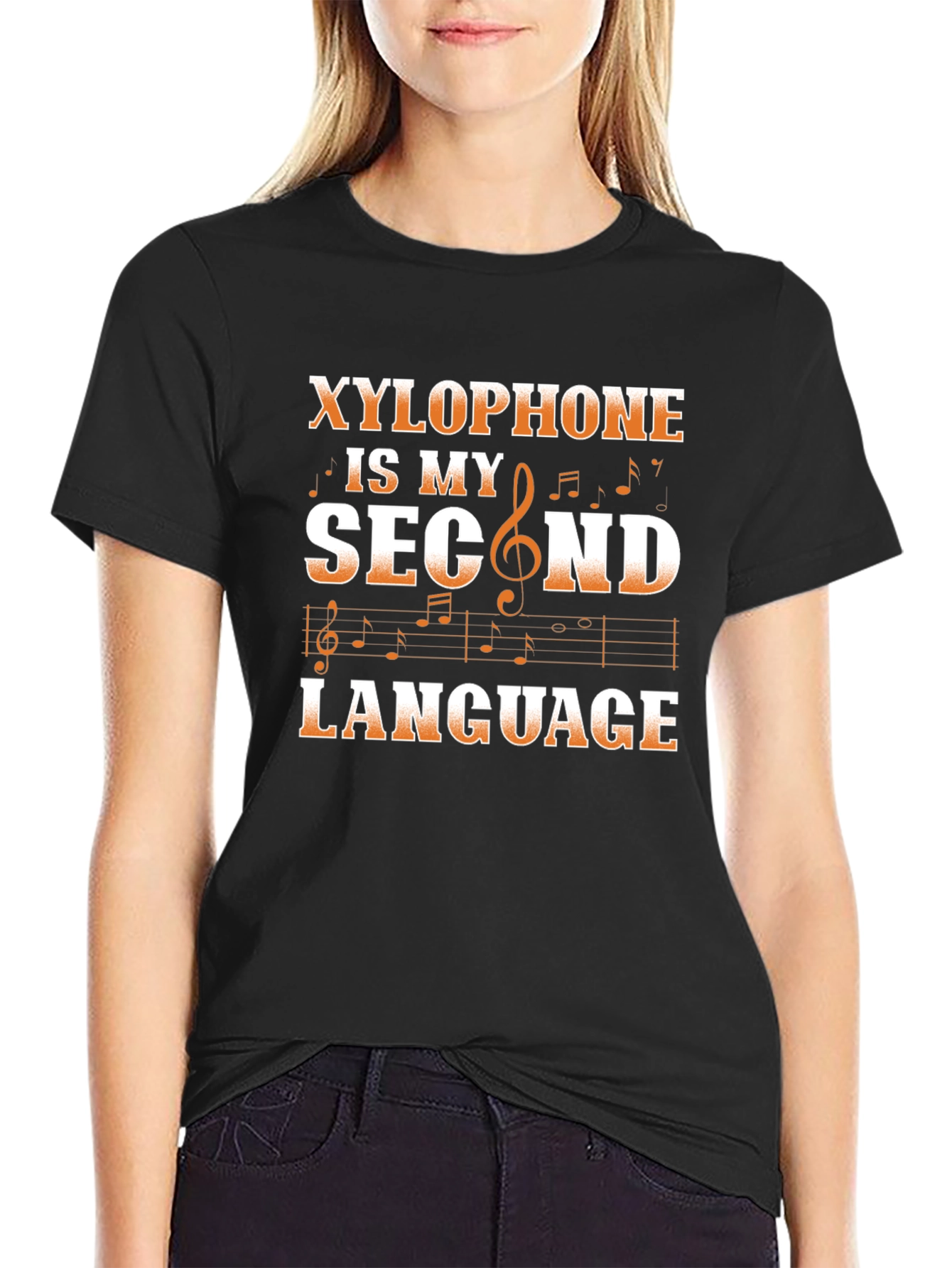 Xylophone is My Second Language Graphic Tee