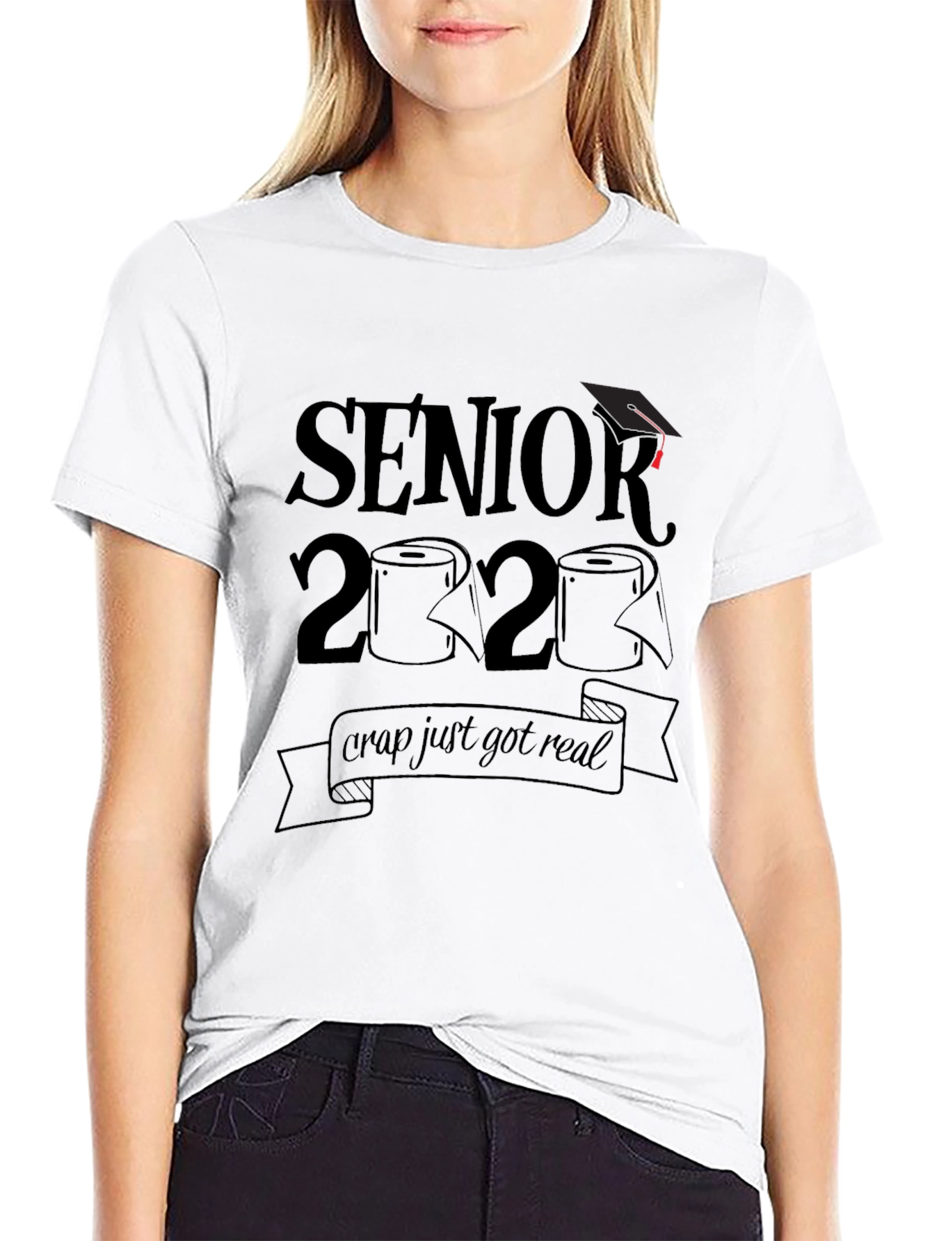 Senior 2020 Funny Toilet Paper T-Shirt
