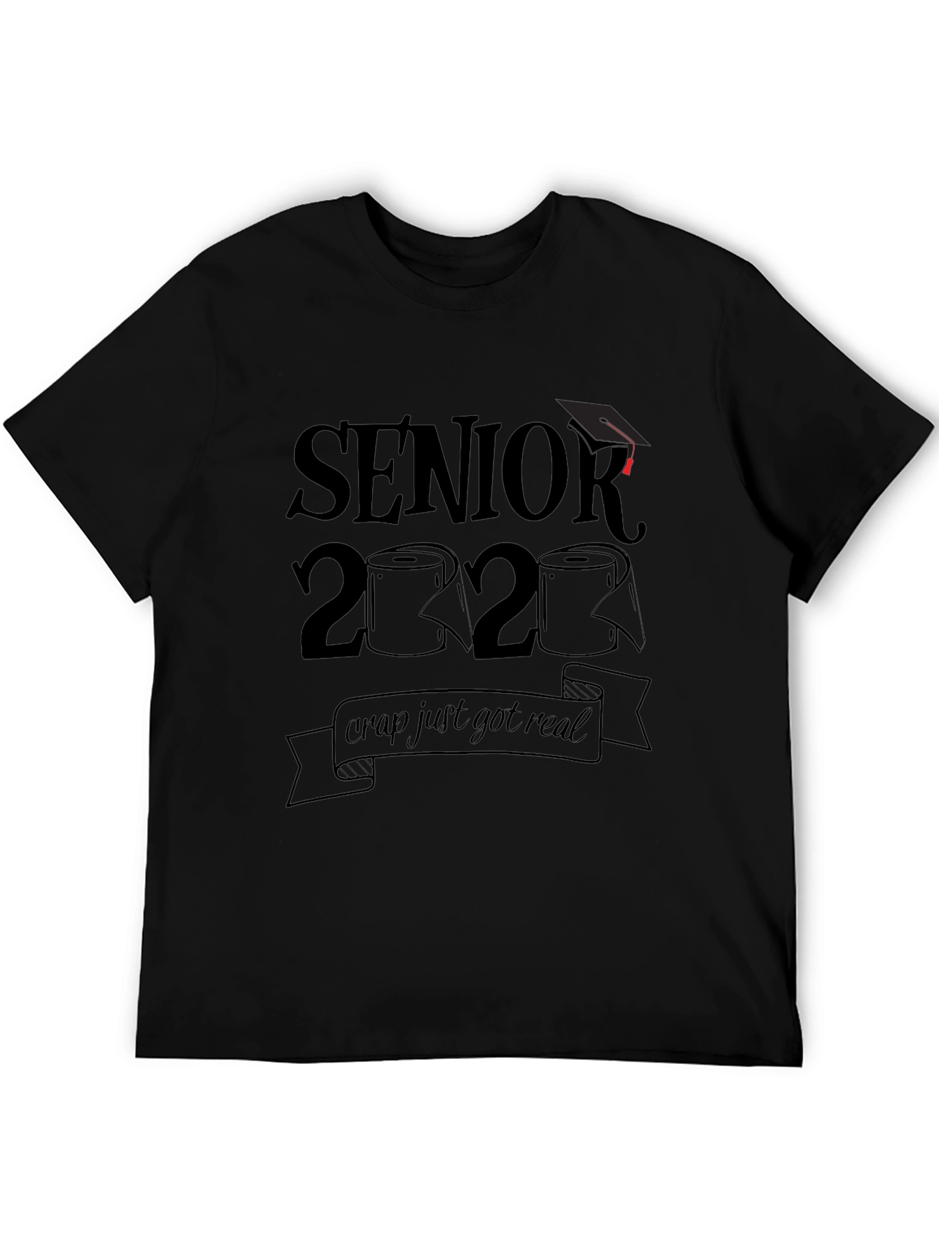 Senior 2020 Funny Toilet Paper T-Shirt