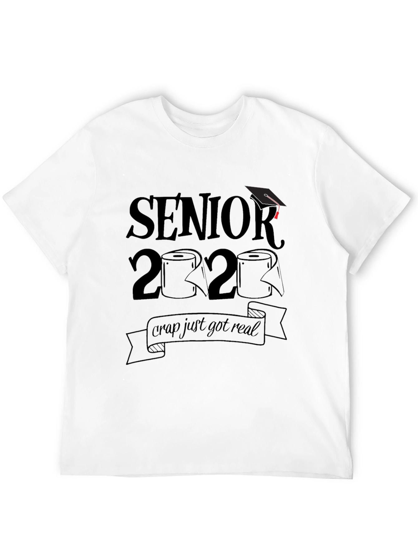 Senior 2020 Funny Toilet Paper T-Shirt
