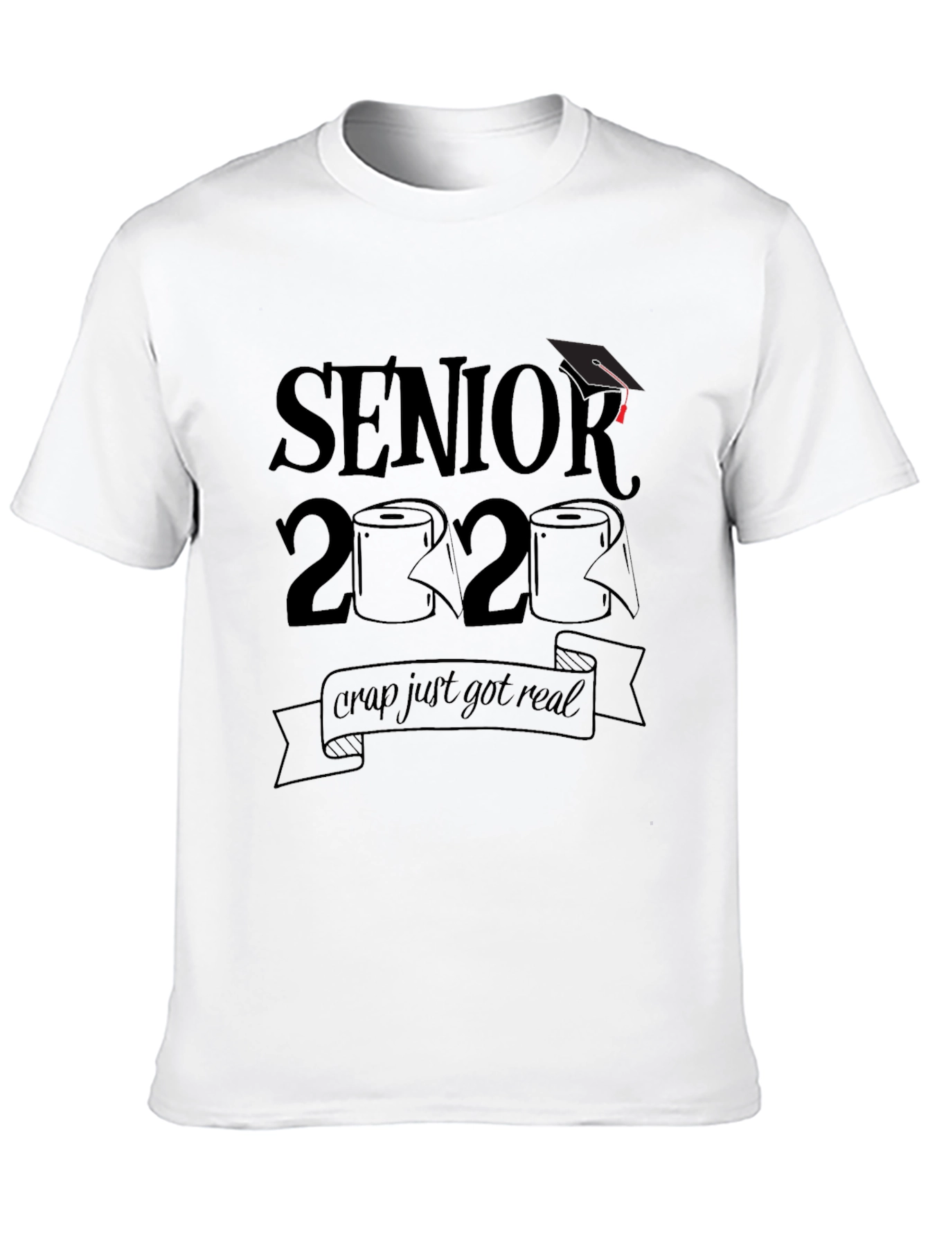 Senior 2020 Funny Toilet Paper T-Shirt