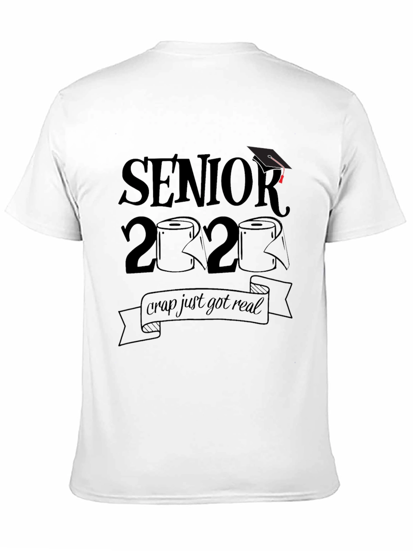 Senior 2020 Funny Toilet Paper T-Shirt