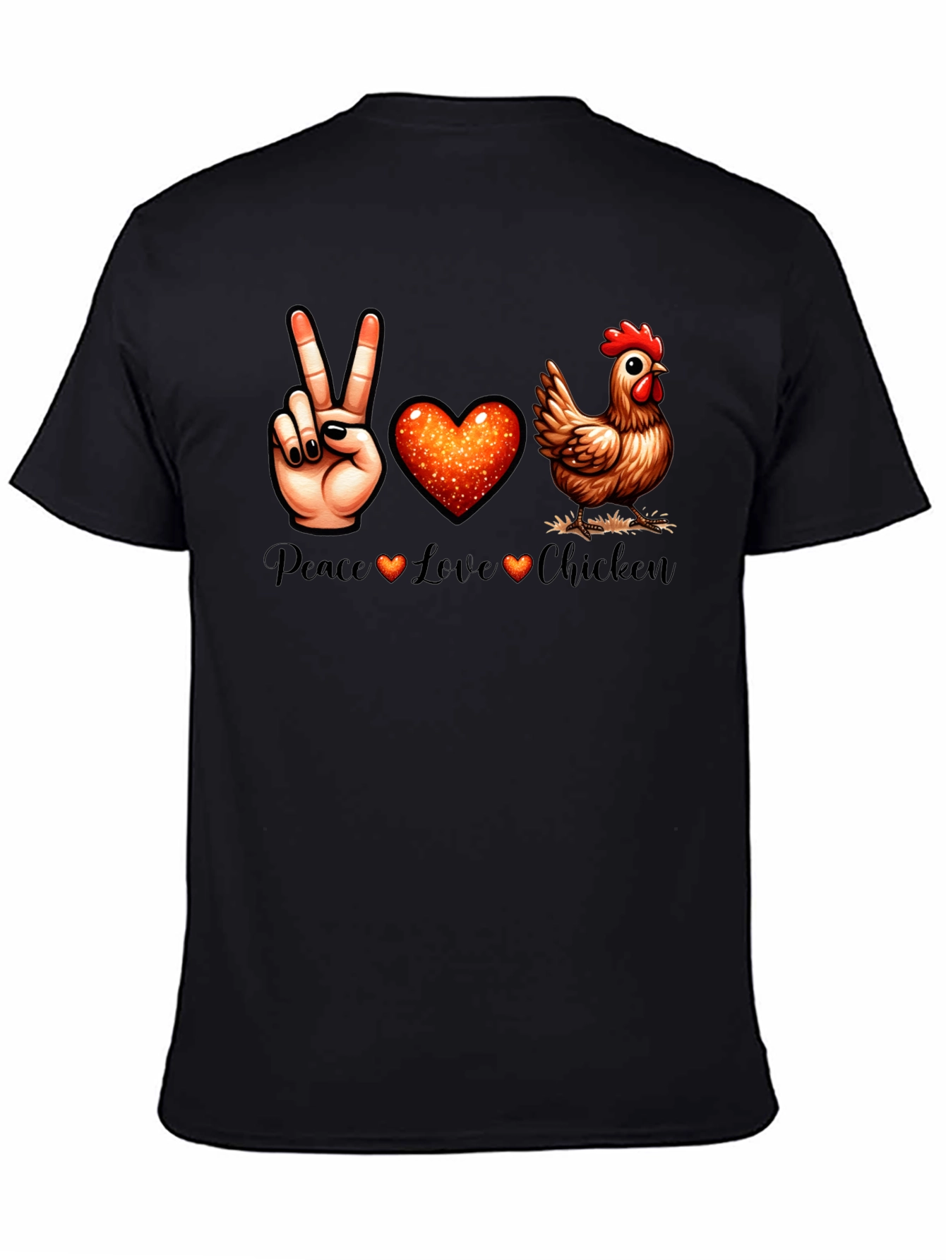 Peace Love Chicken T-Shirt