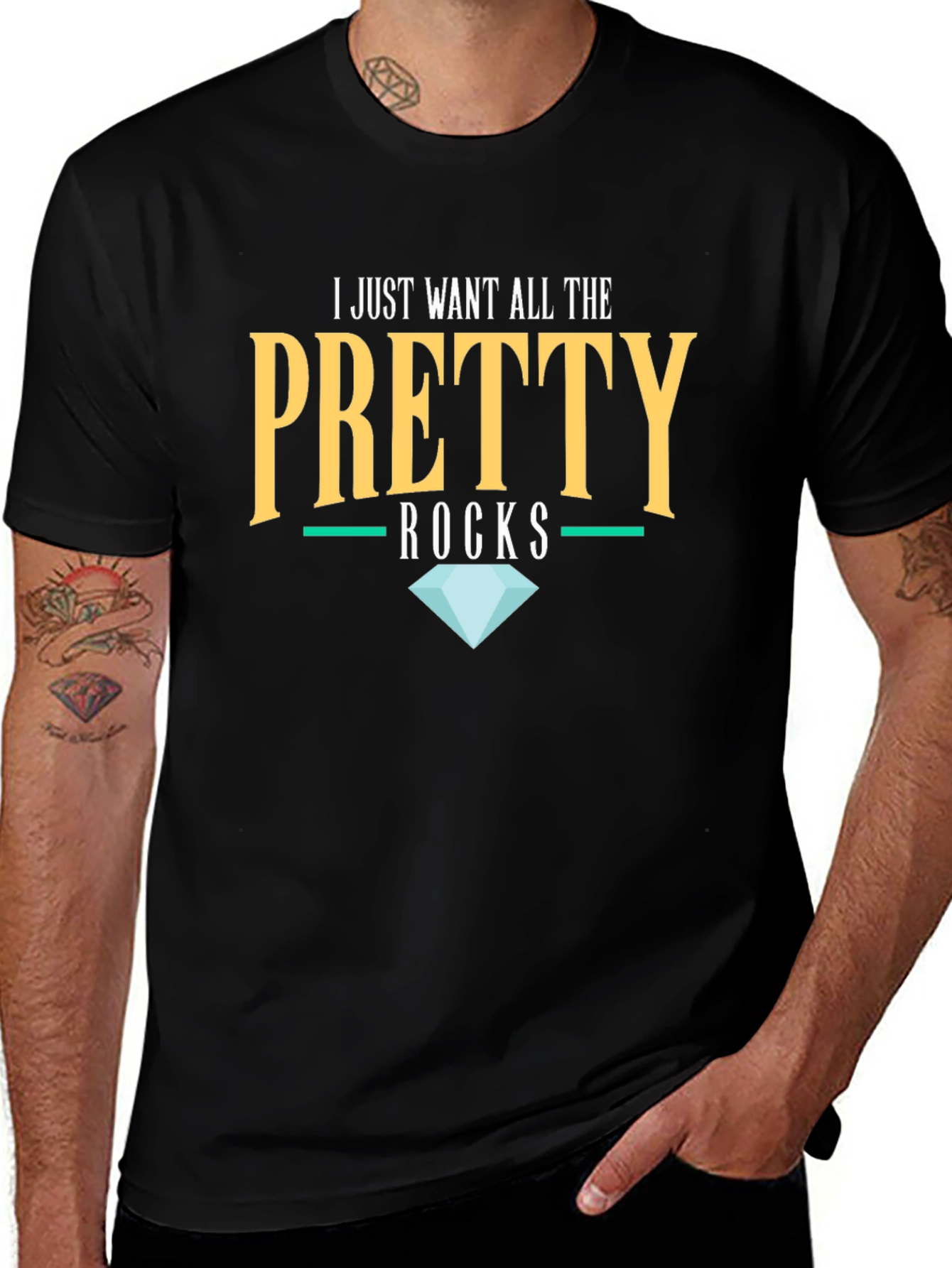 Pretty Rocks T-Shirt -  Diamond Lovers Tee