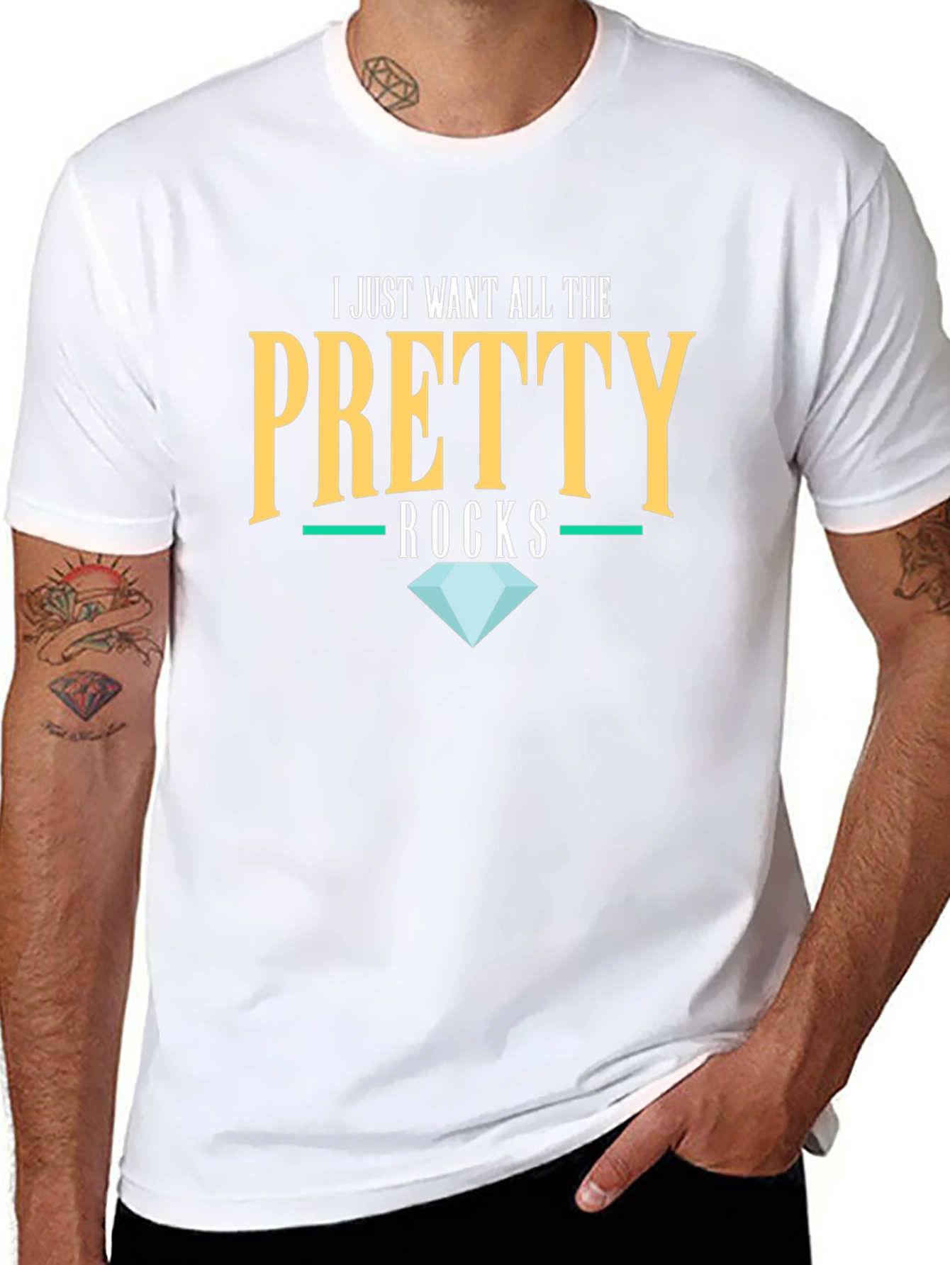 Pretty Rocks T-Shirt -  Diamond Lovers Tee
