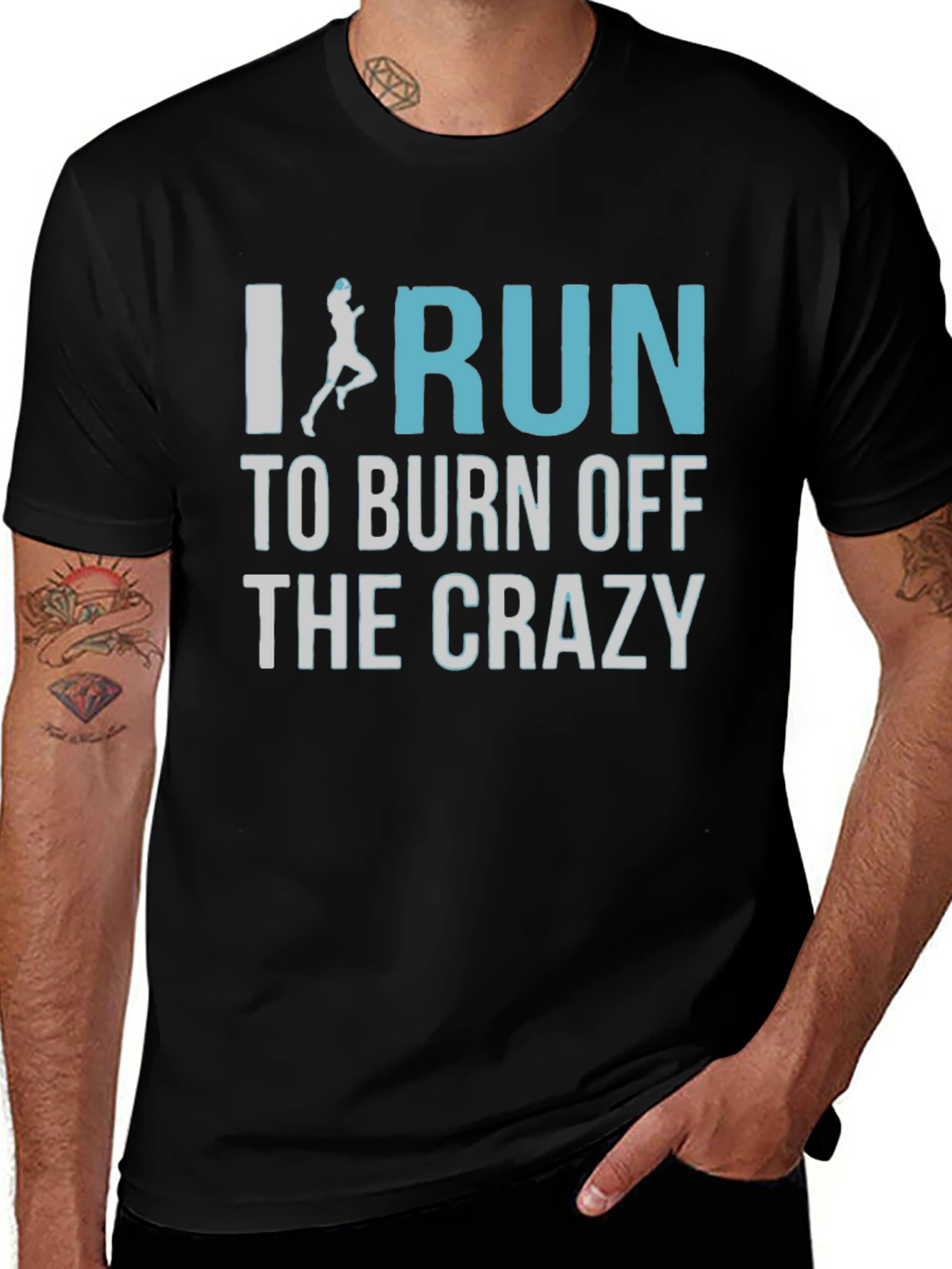 I Run to Burn Off The Crazy T-Shirt