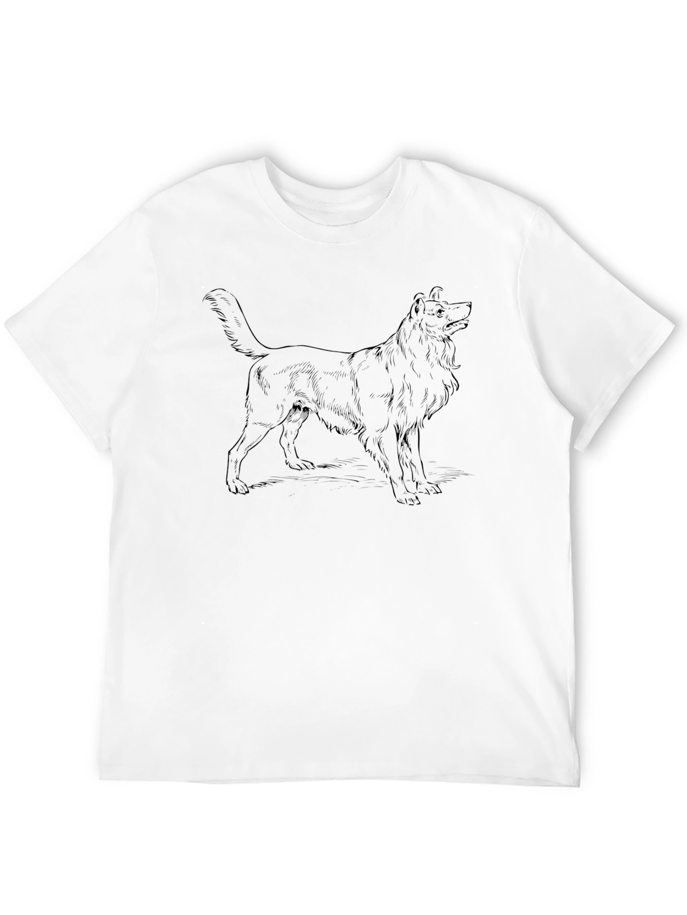 Black Dog Graphic Tee - Mens Fashion