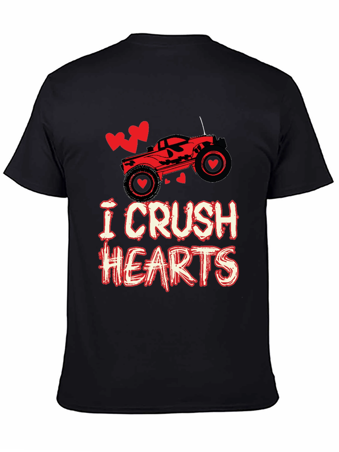I Crush Hearts Valentines Day T-Shirt
