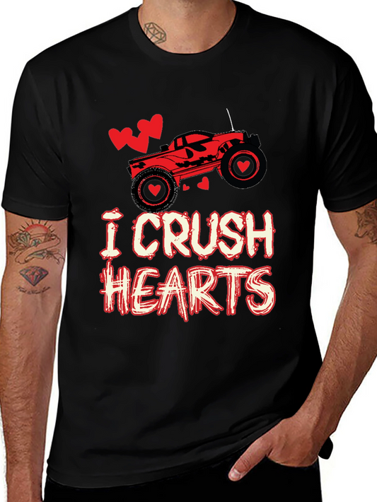 I Crush Hearts Valentines Day T-Shirt