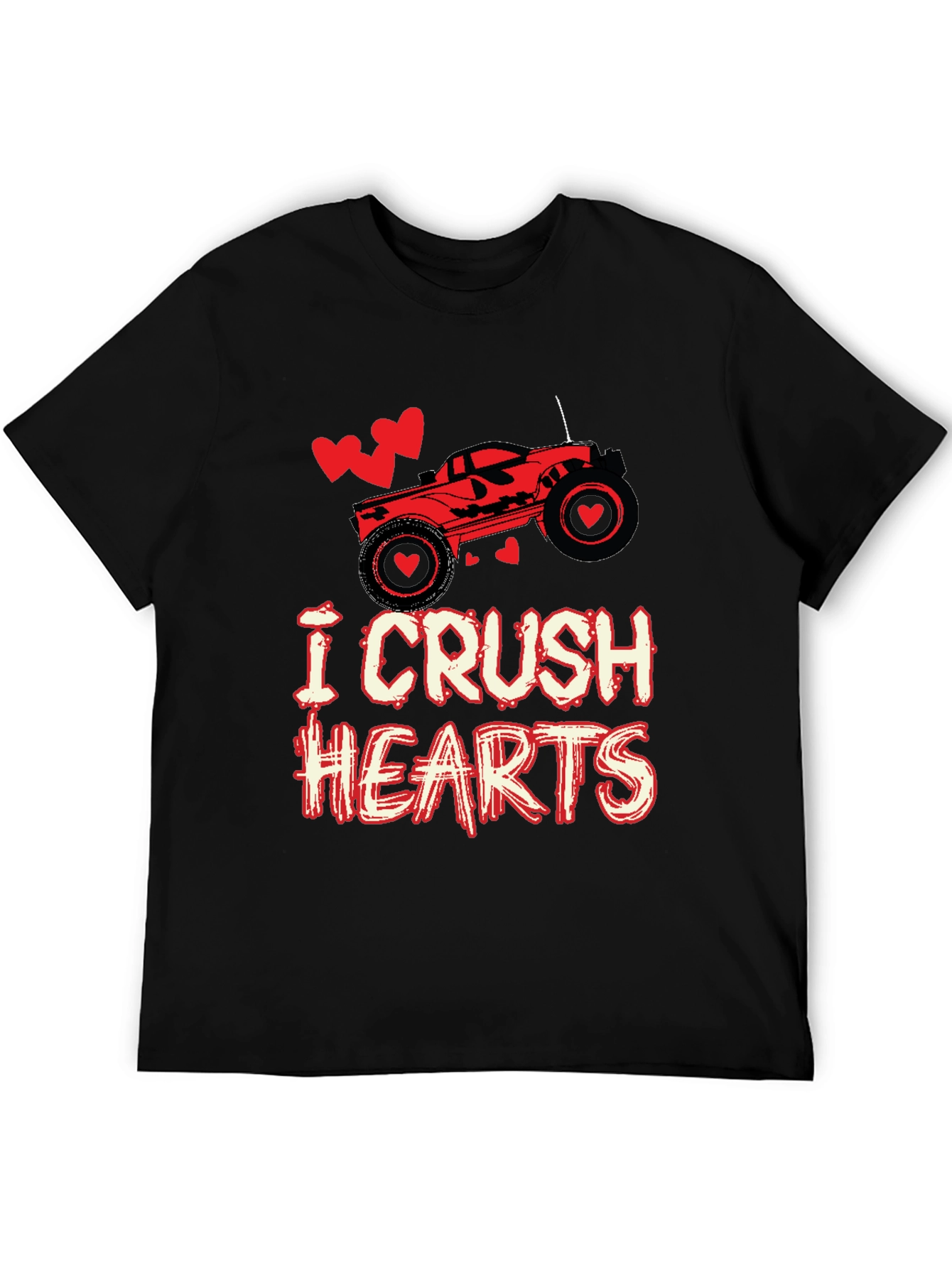 I Crush Hearts Valentines Day T-Shirt